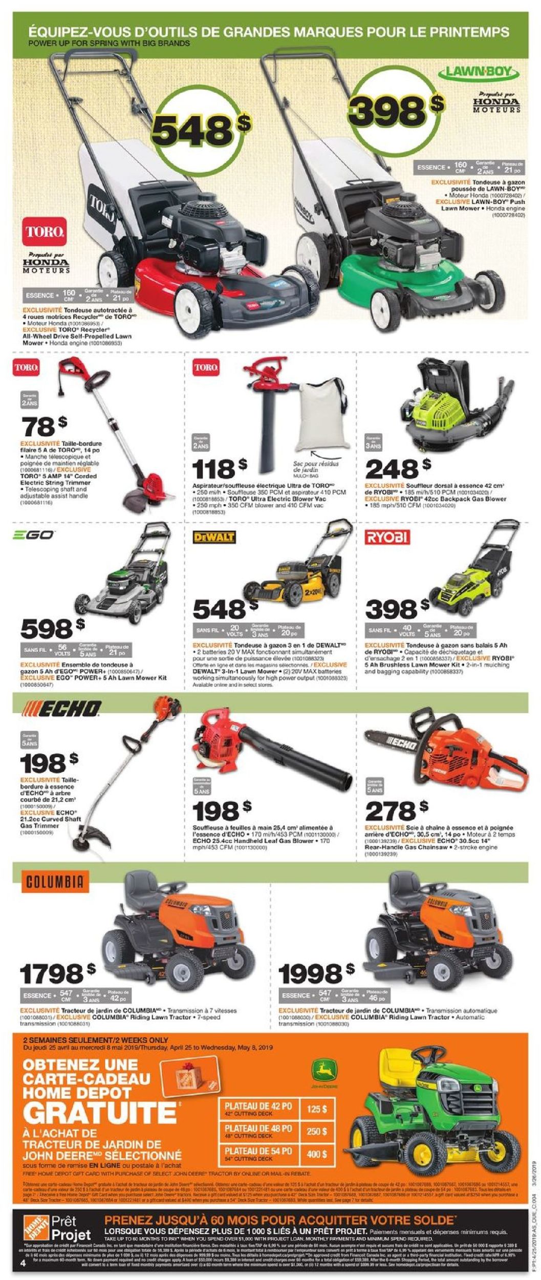 Home Depot Flyer - 04/25-05/01/2019 (Page 5)