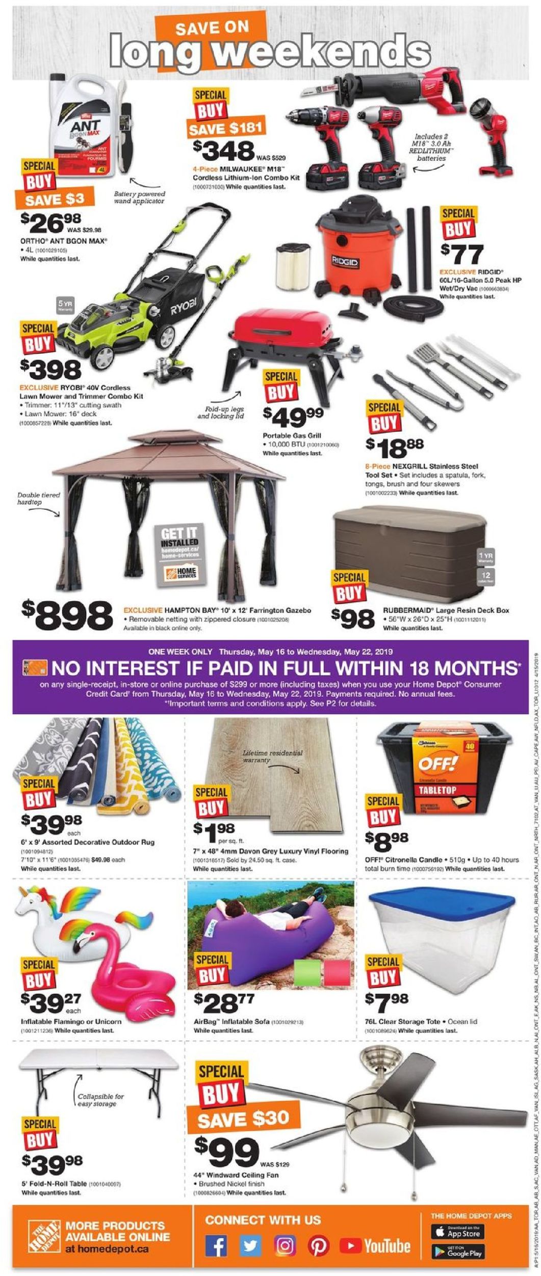 Home Depot Flyer - 05/16-05/22/2019 (Page 7)