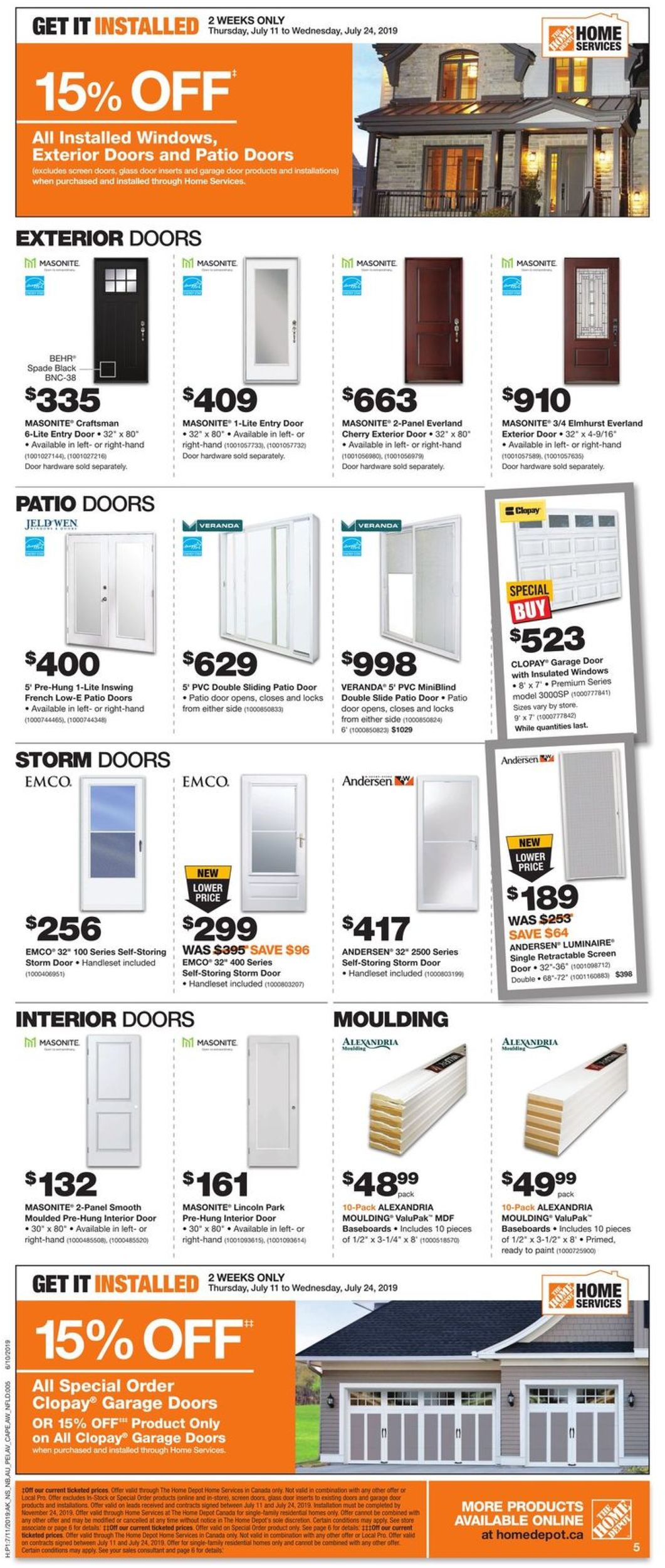 Home Depot Flyer - 07/11-07/17/2019 (Page 5)
