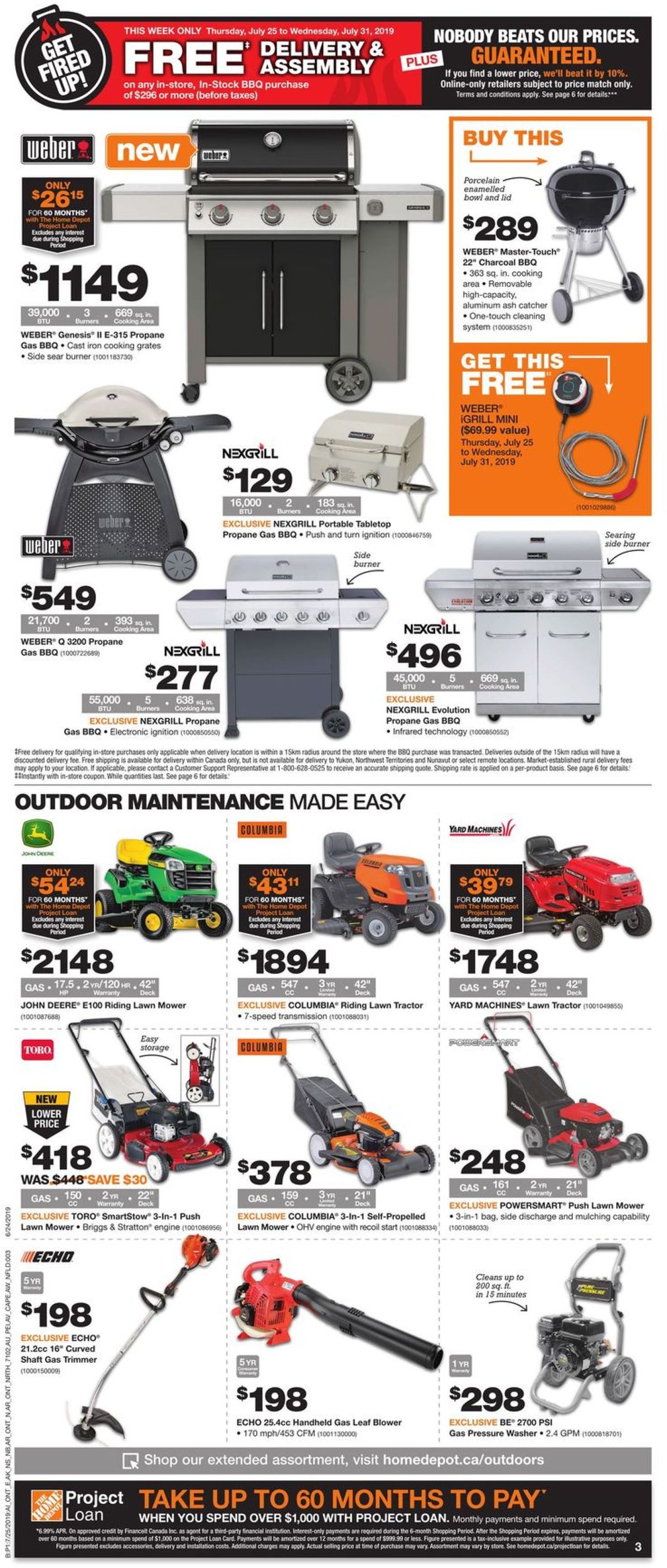 Home Depot Flyer - 07/25-07/31/2019 (Page 3)