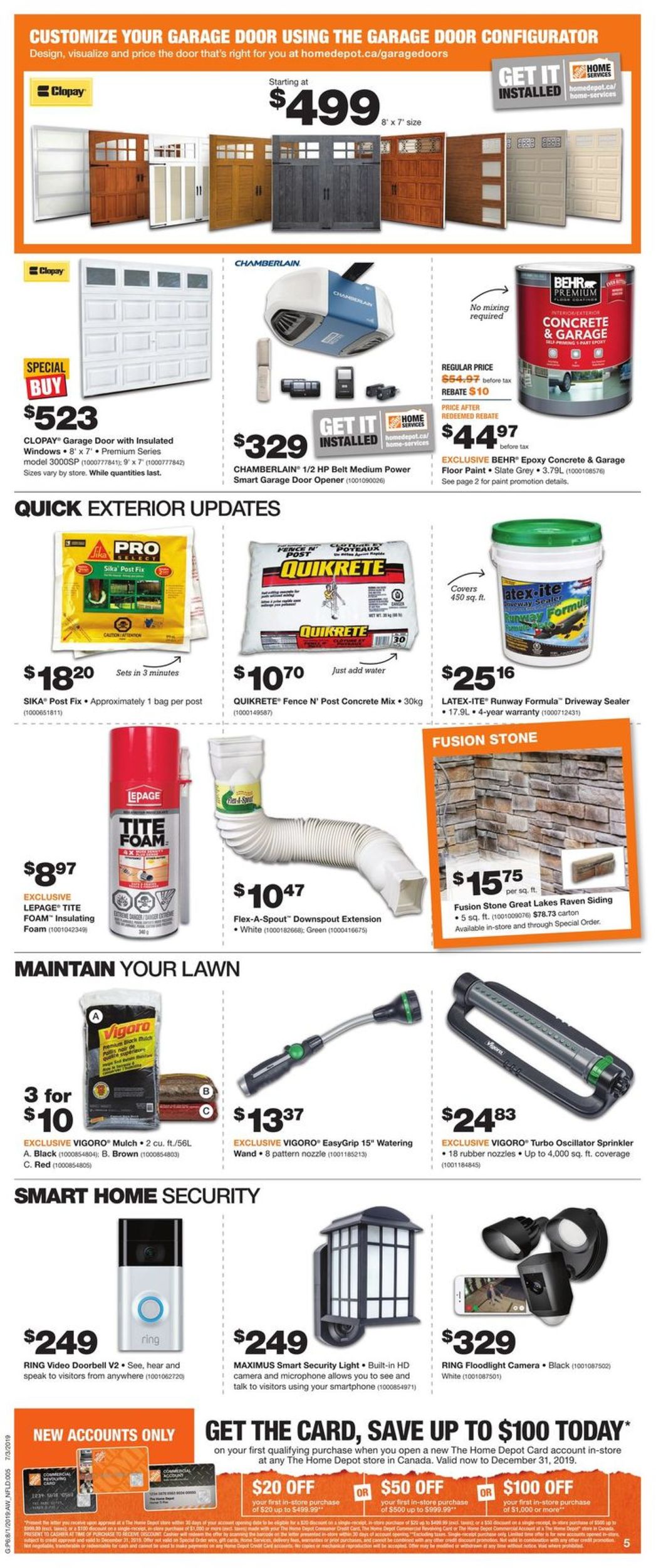 Home Depot Flyer - 08/01-08/07/2019 (Page 5)