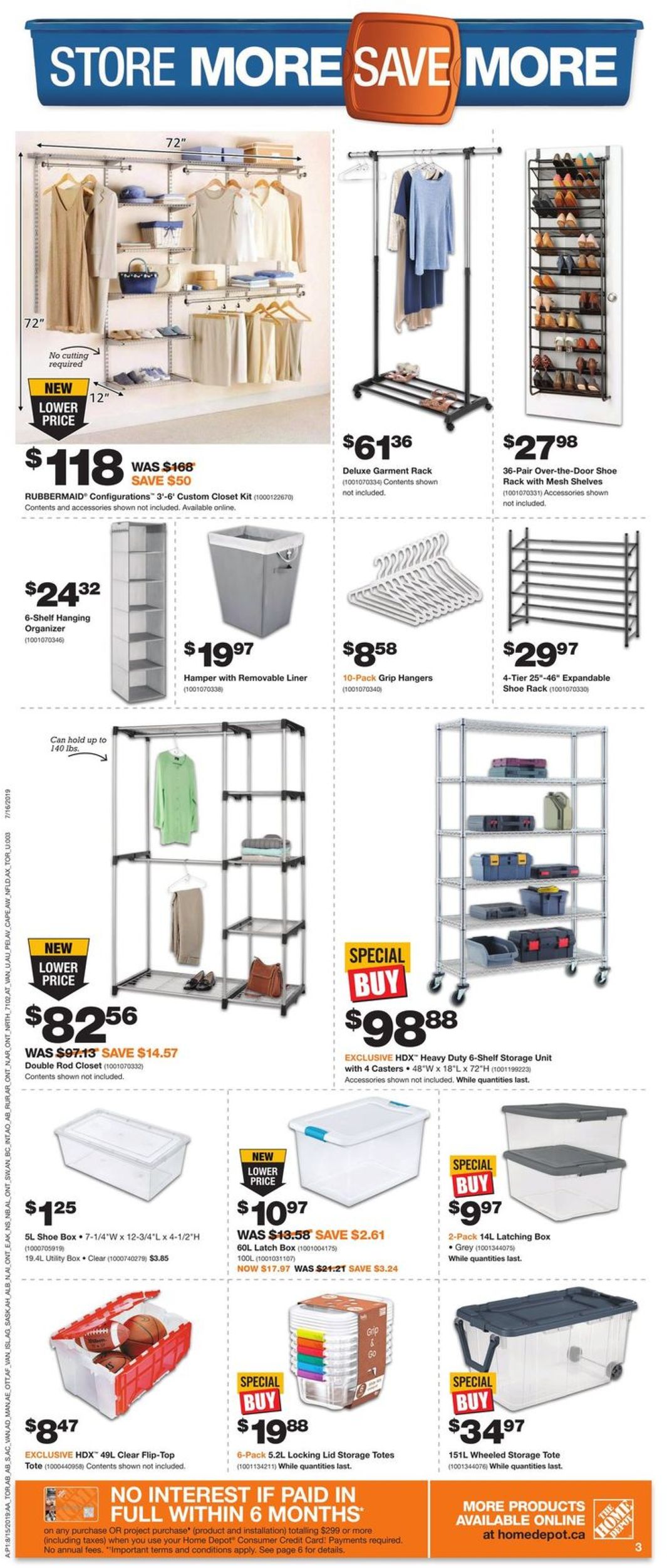Home Depot Flyer - 08/15-08/21/2019 (Page 3)