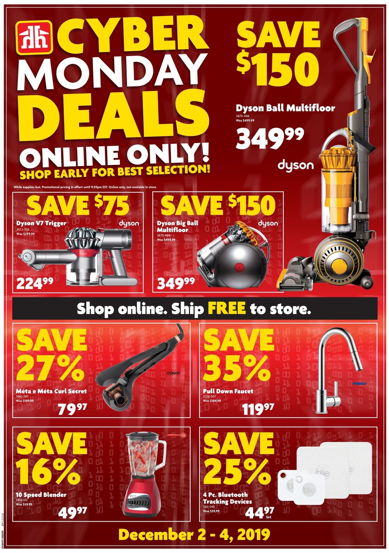 Home Hardware CYBER MONDAY DEALS 2019 Flyer - 12/02-12/04/2019 (Page 2)