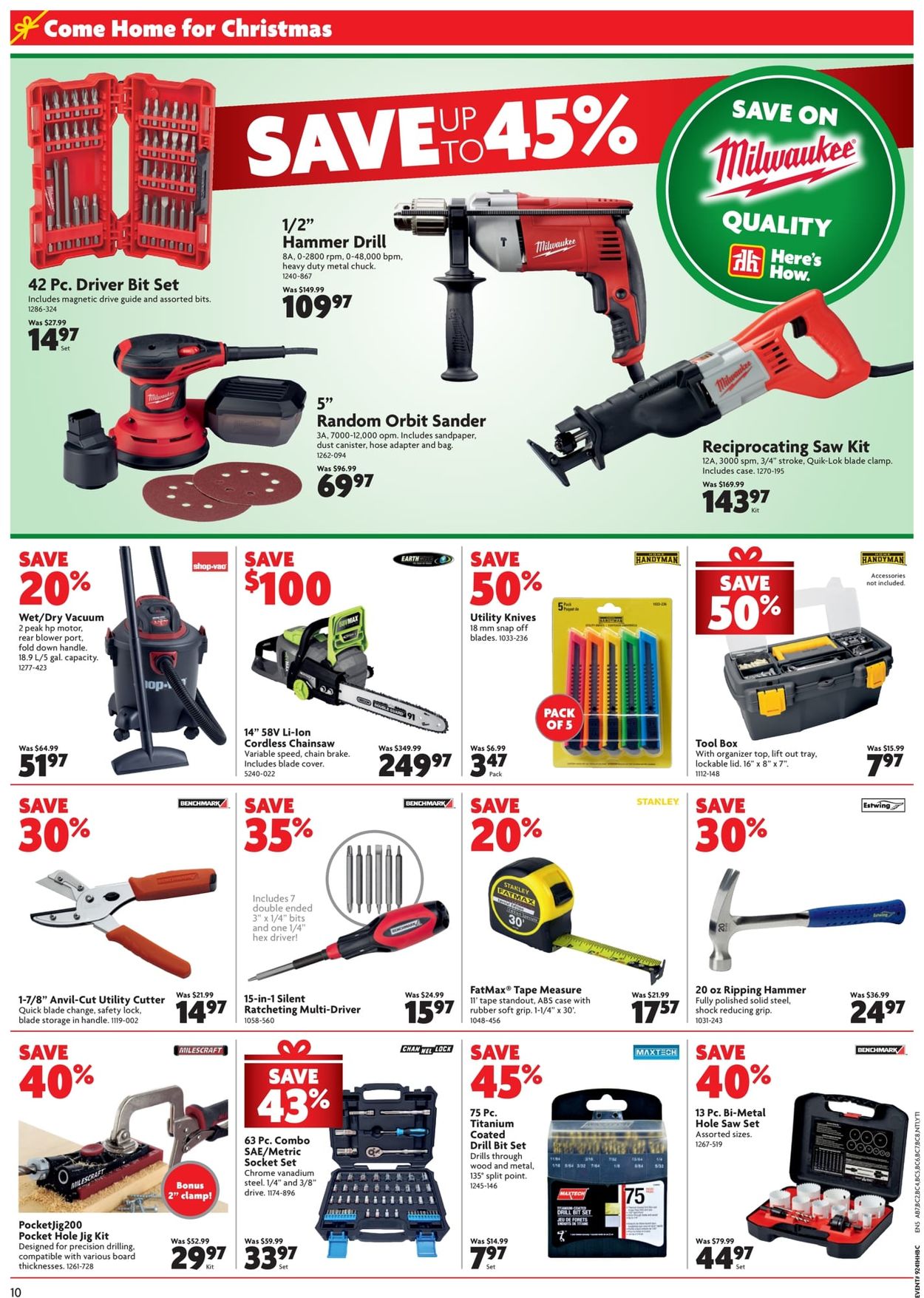 Home Hardware - CHRISTMAS 2019 FLYER Flyer - 12/12-12/18/2019 (Page 12)