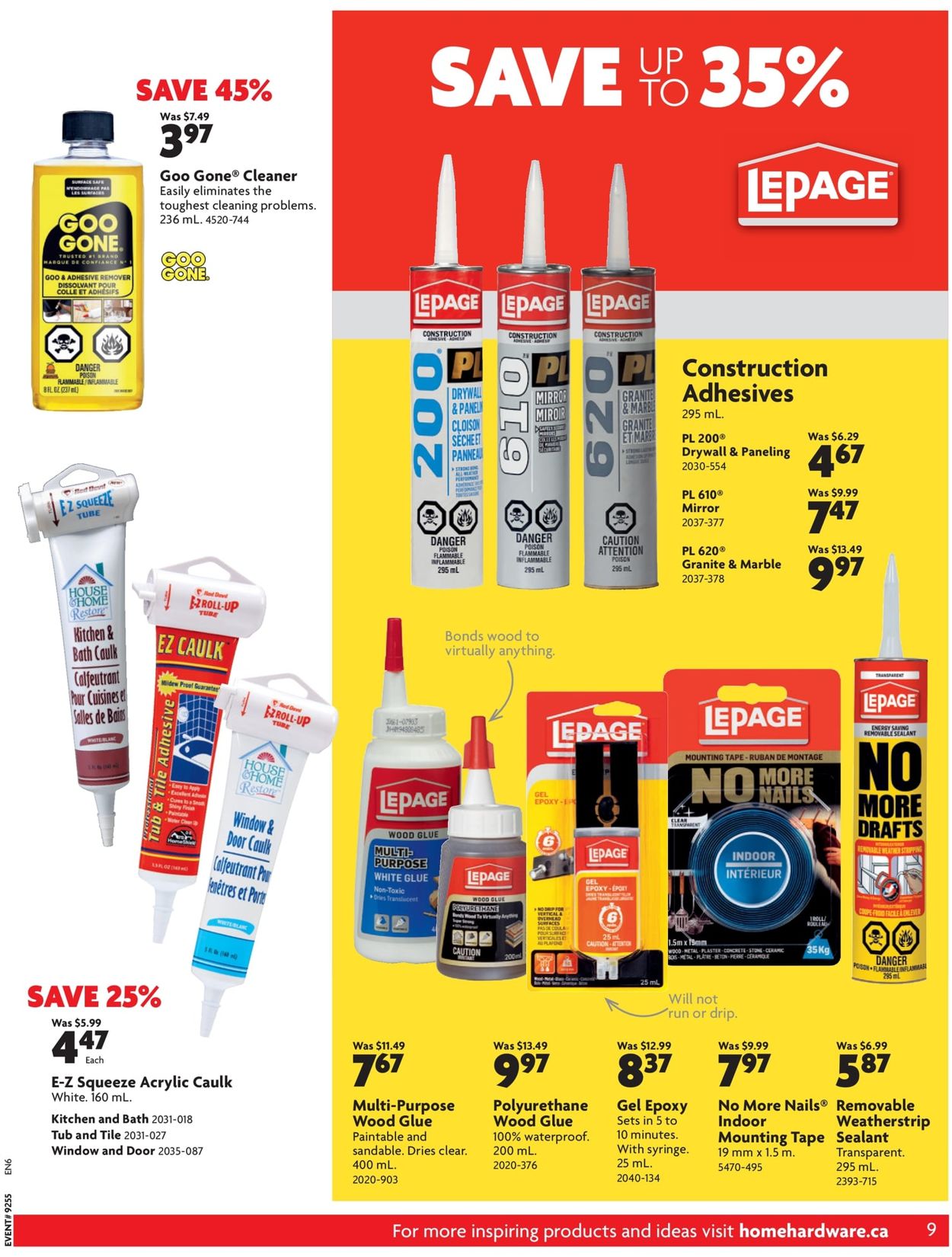 Home Hardware Flyer - 01/07-01/13/2021 (Page 9)