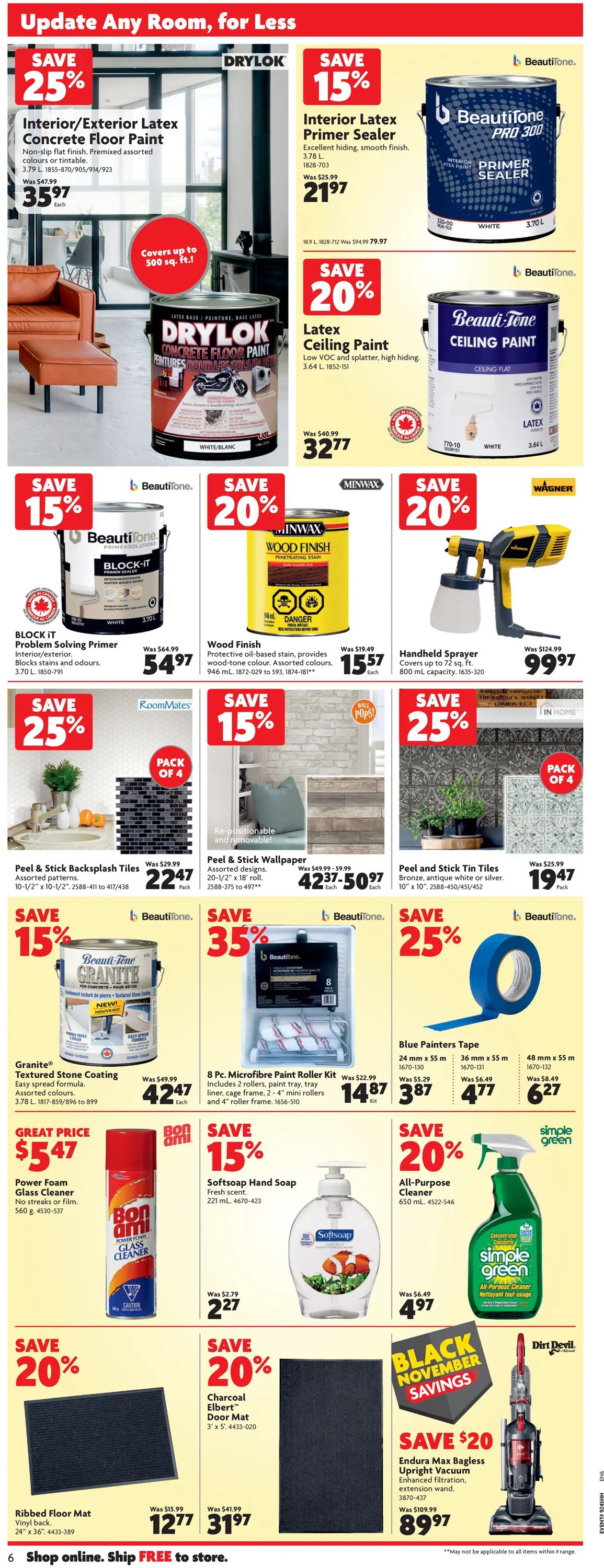Home Hardware BLACK FRIDAY 2021 Flyer - 11/11-11/17/2021 (Page 7)