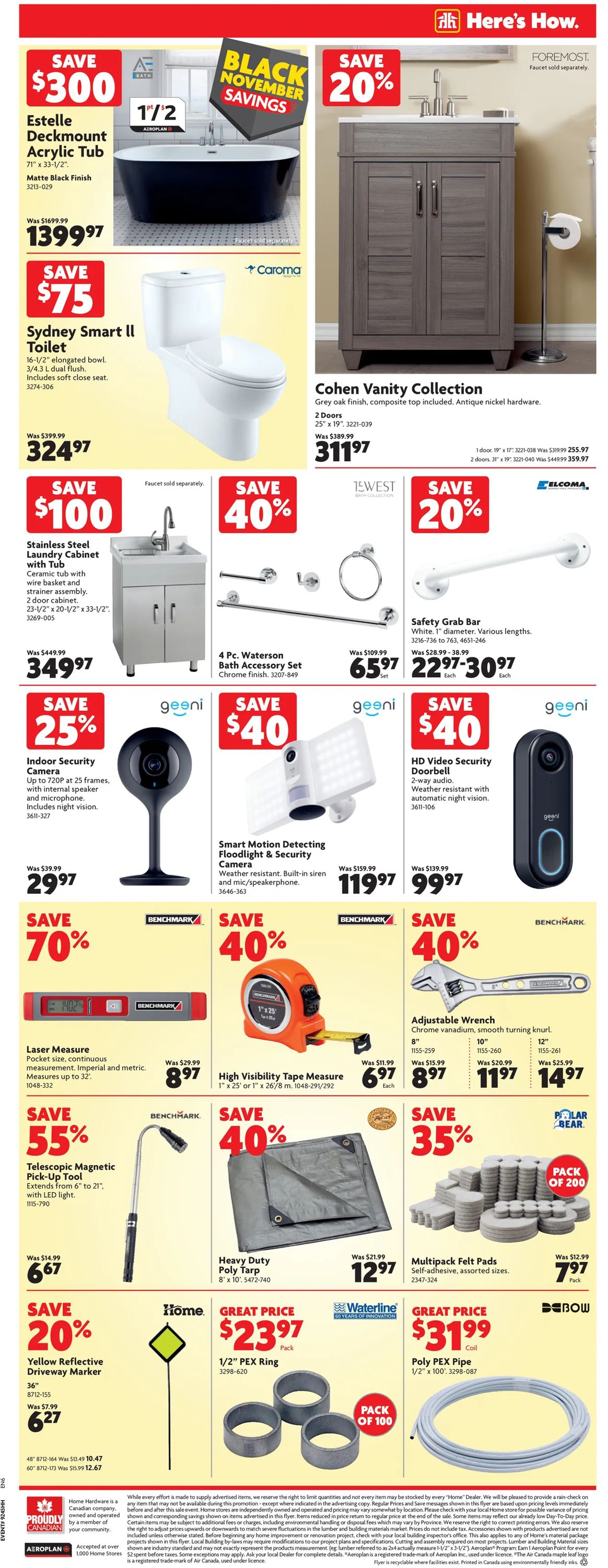 Home Hardware BLACK FRIDAY 2021 Flyer - 11/11-11/17/2021 (Page 8)