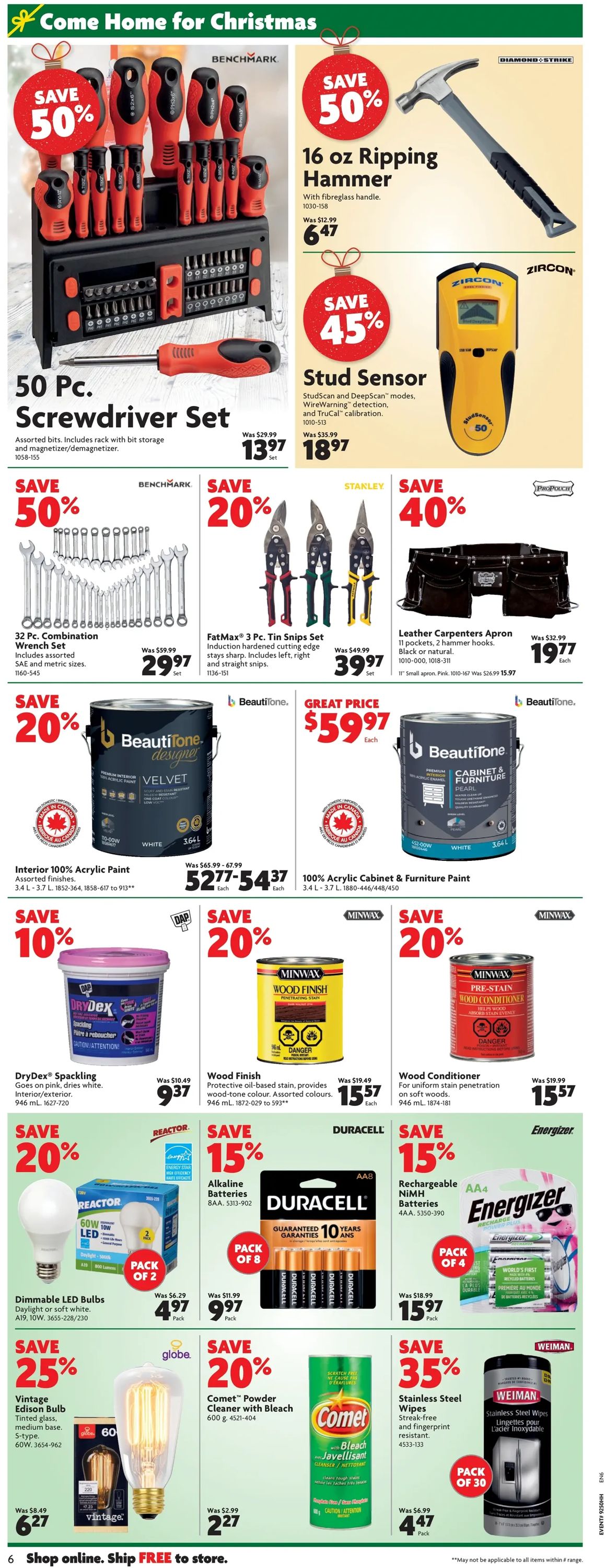 Home Hardware HOLIDAYS 2021 Flyer - 12/16-12/22/2021 (Page 7)