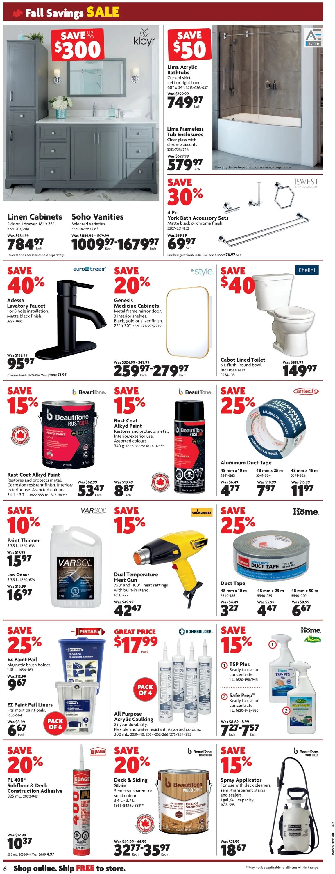 Home Hardware Flyer - 09/08-09/14/2022 (Page 9)