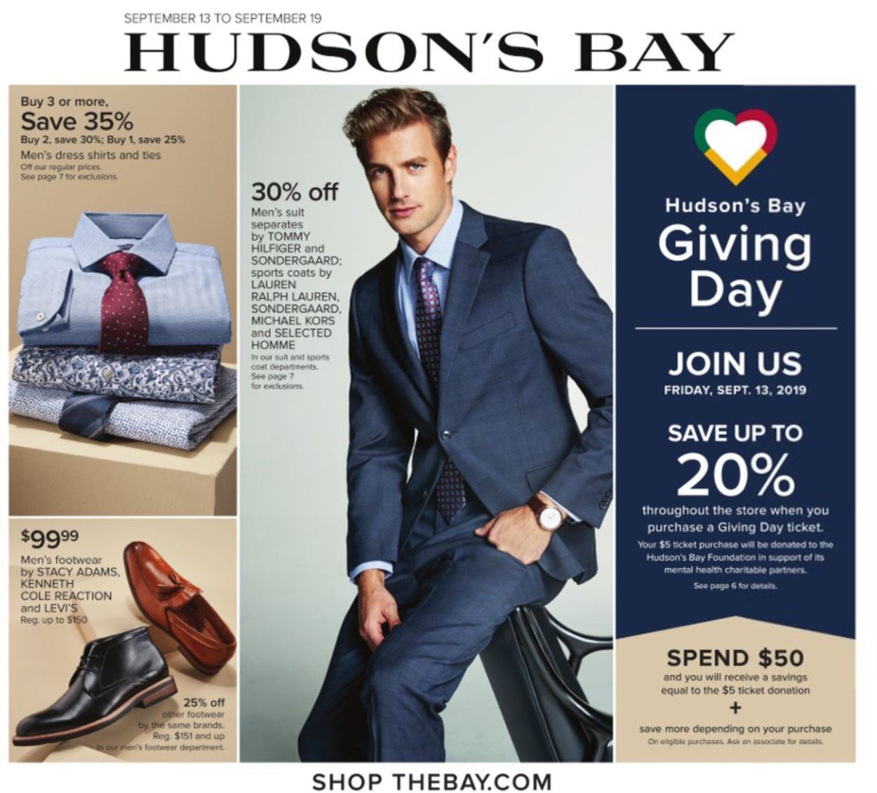 Hudson's Bay Flyer - 09/13-09/19/2019