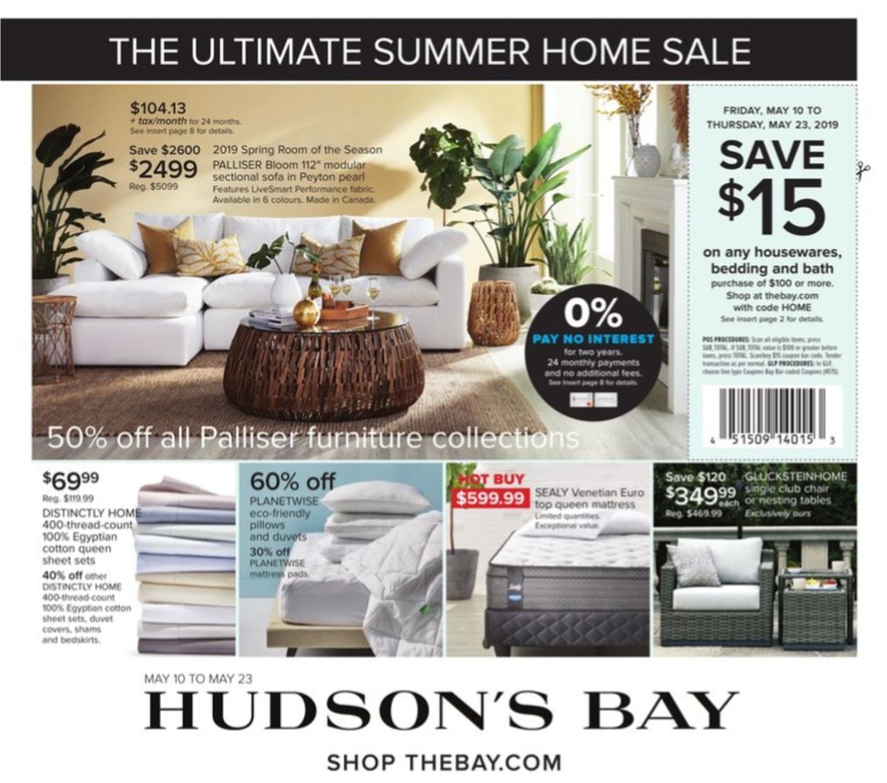 Hudson's Bay Flyer - 05/10-05/23/2019