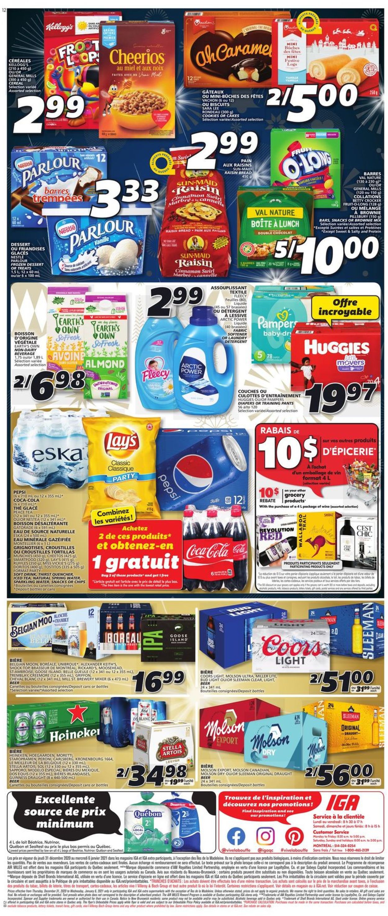 IGA - New Year 2021 - Quebec Flyer - 12/31-01/06/2021 (Page 6)