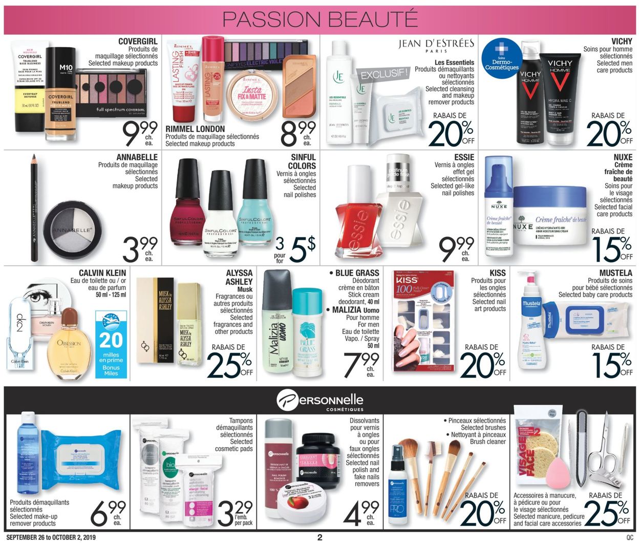 Jean Coutu Flyer - 09/26-10/02/2019 (Page 2)