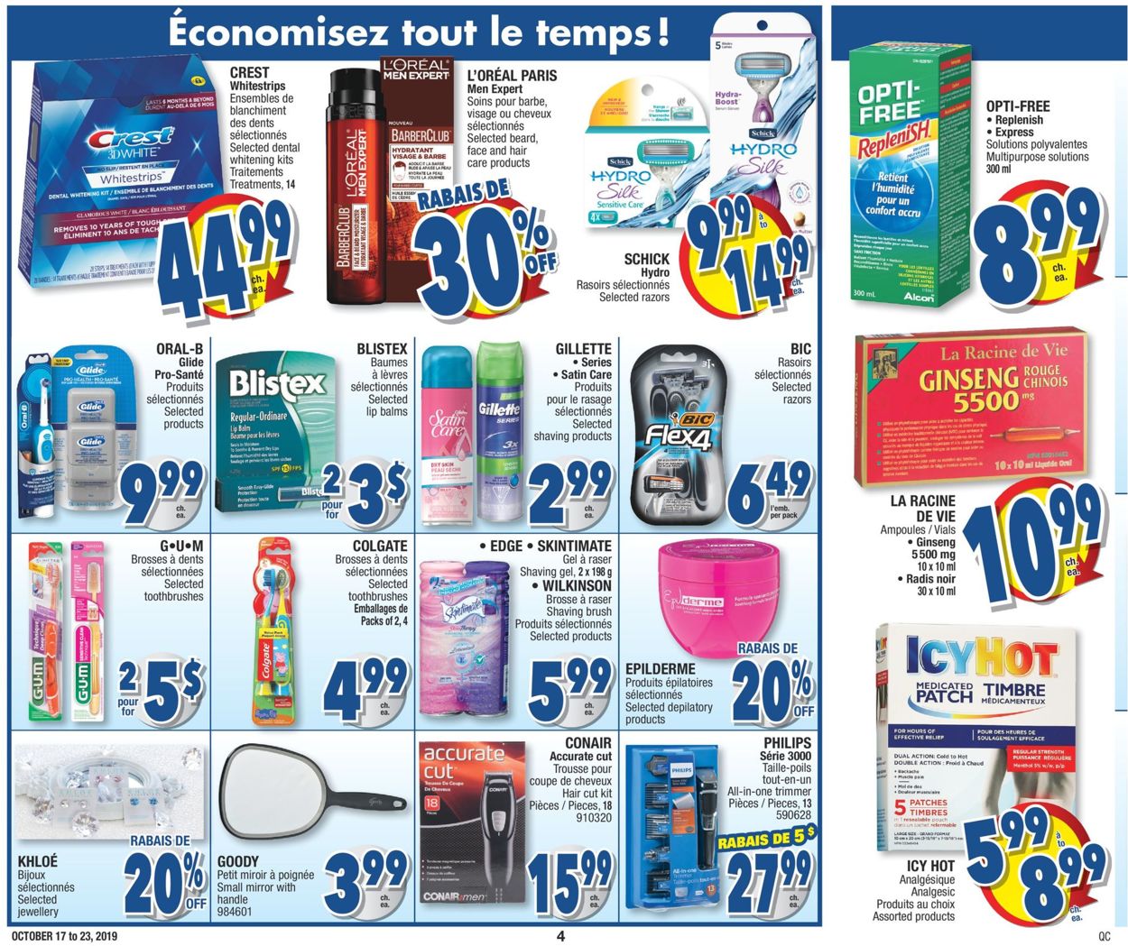 Jean Coutu Flyer - 10/17-10/23/2019 (Page 4)