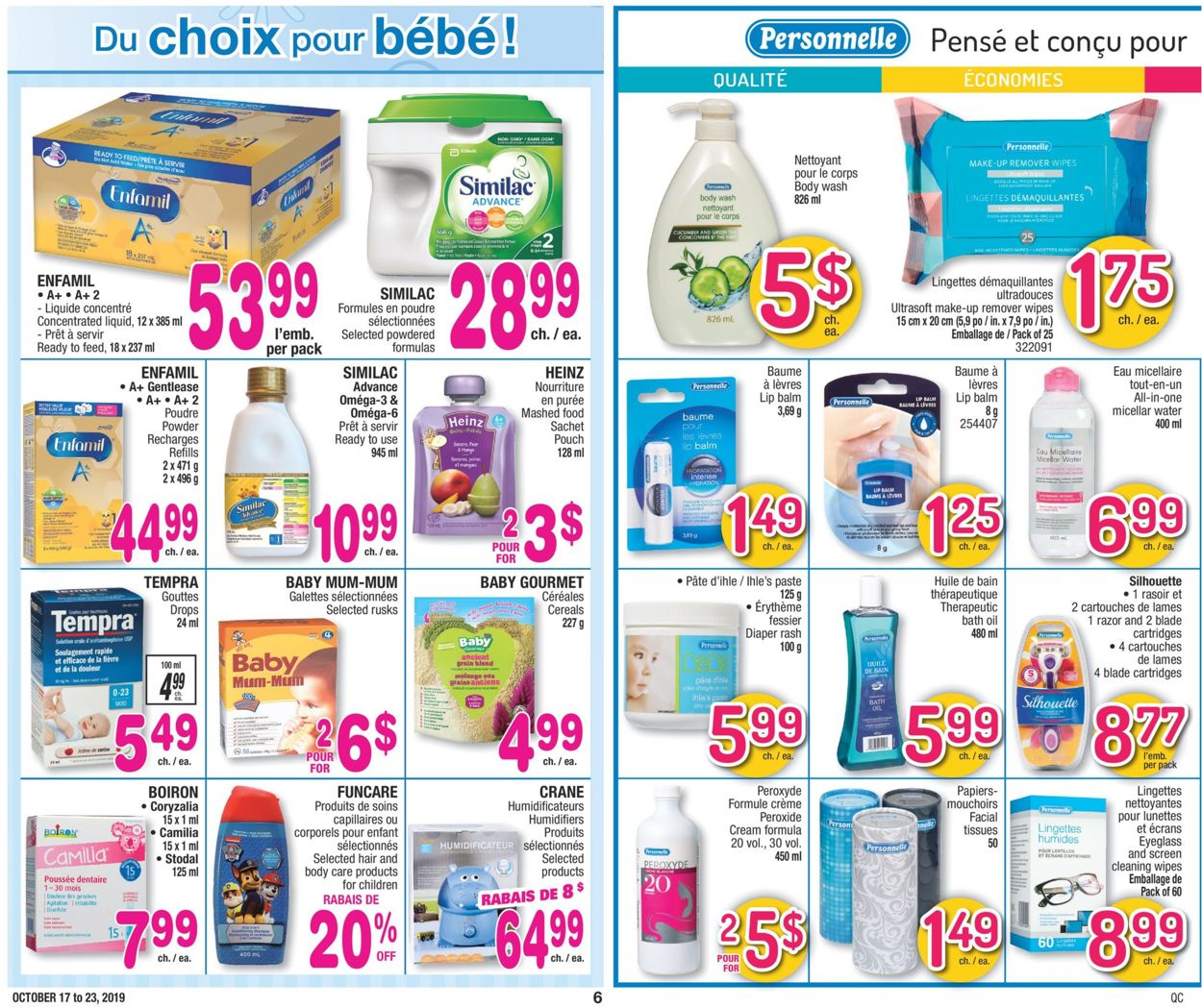 Jean Coutu Flyer - 10/17-10/23/2019 (Page 6)