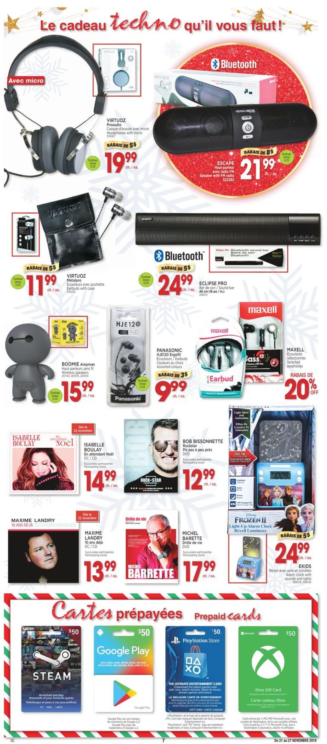 Jean Coutu Holiday Gifts Ideas 2019 Flyer - 11/21-11/27/2019 (Page 7)