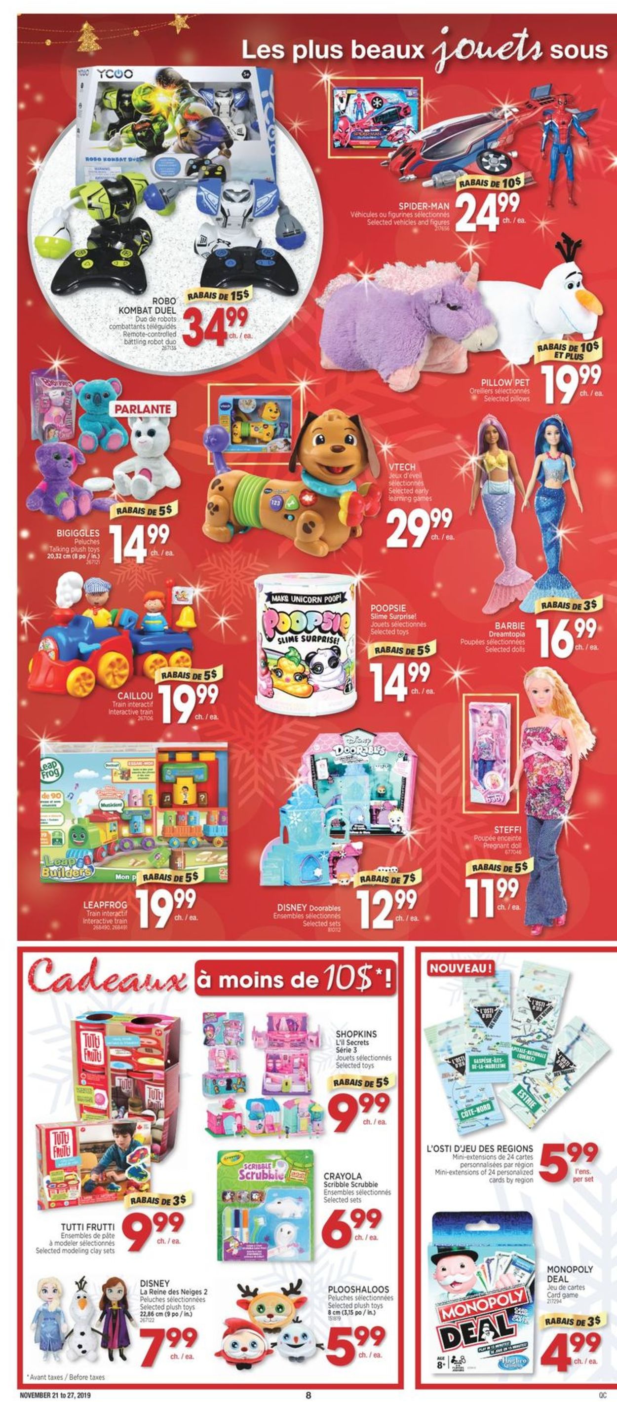 Jean Coutu Holiday Gifts Ideas 2019 Flyer - 11/21-11/27/2019 (Page 8)