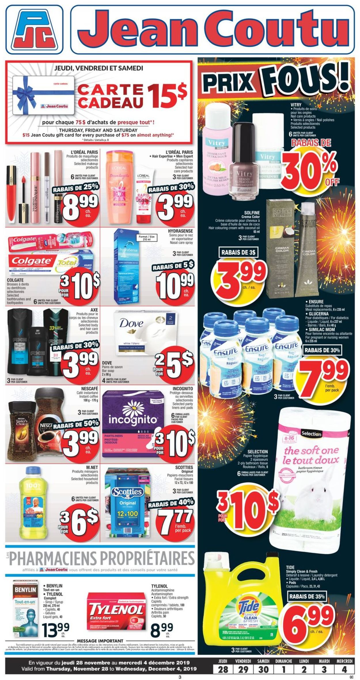 Jean Coutu Flyer - 11/28-12/04/2019 (Page 2)