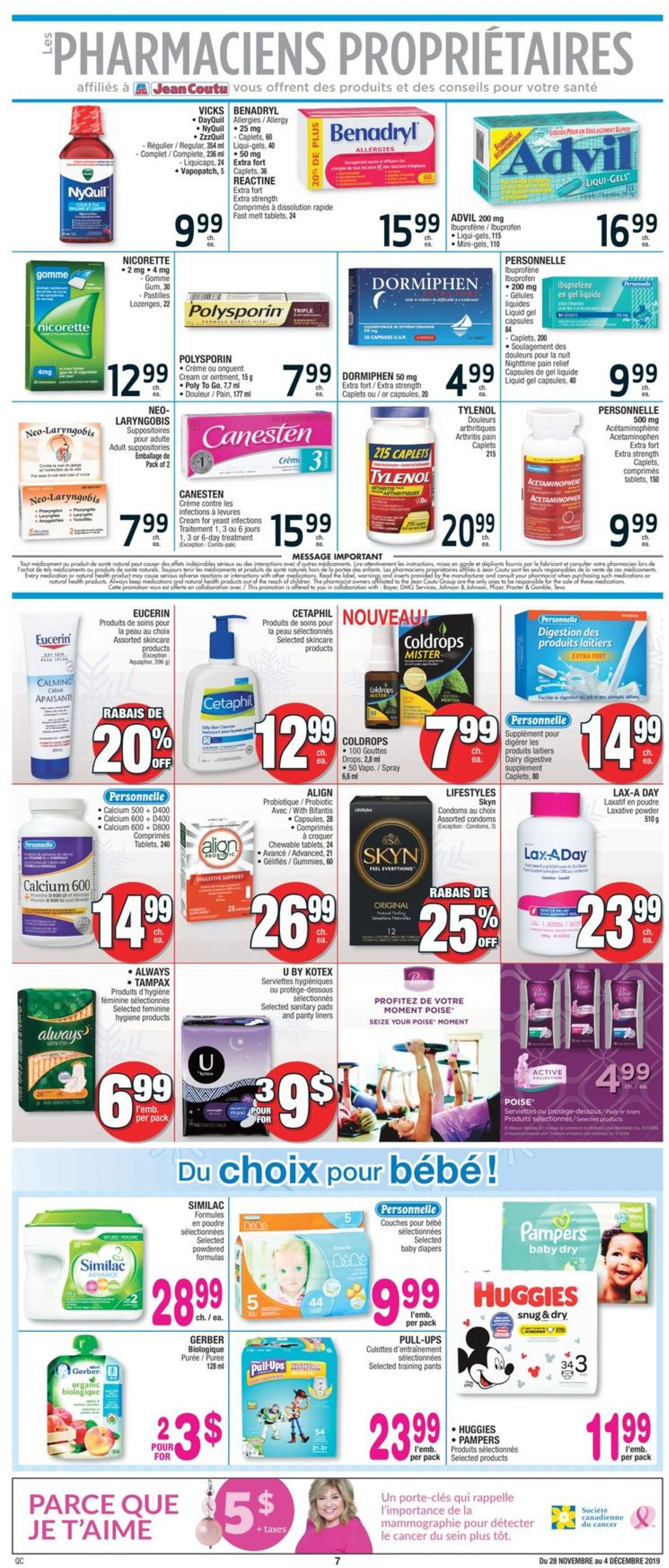 Jean Coutu Flyer - 11/28-12/04/2019 (Page 6)