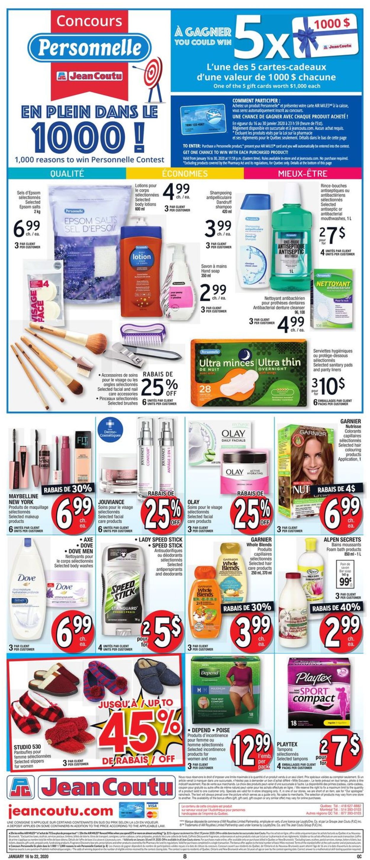Jean Coutu Flyer - 01/16-01/22/2020 (Page 7)