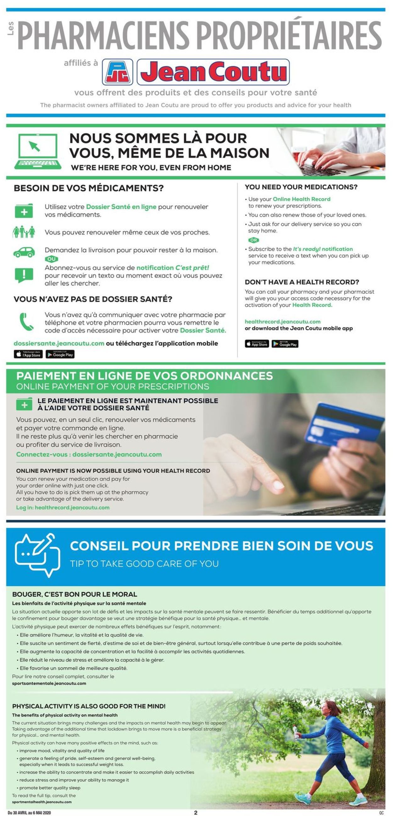 Jean Coutu Flyer - 04/30-05/06/2020 (Page 2)
