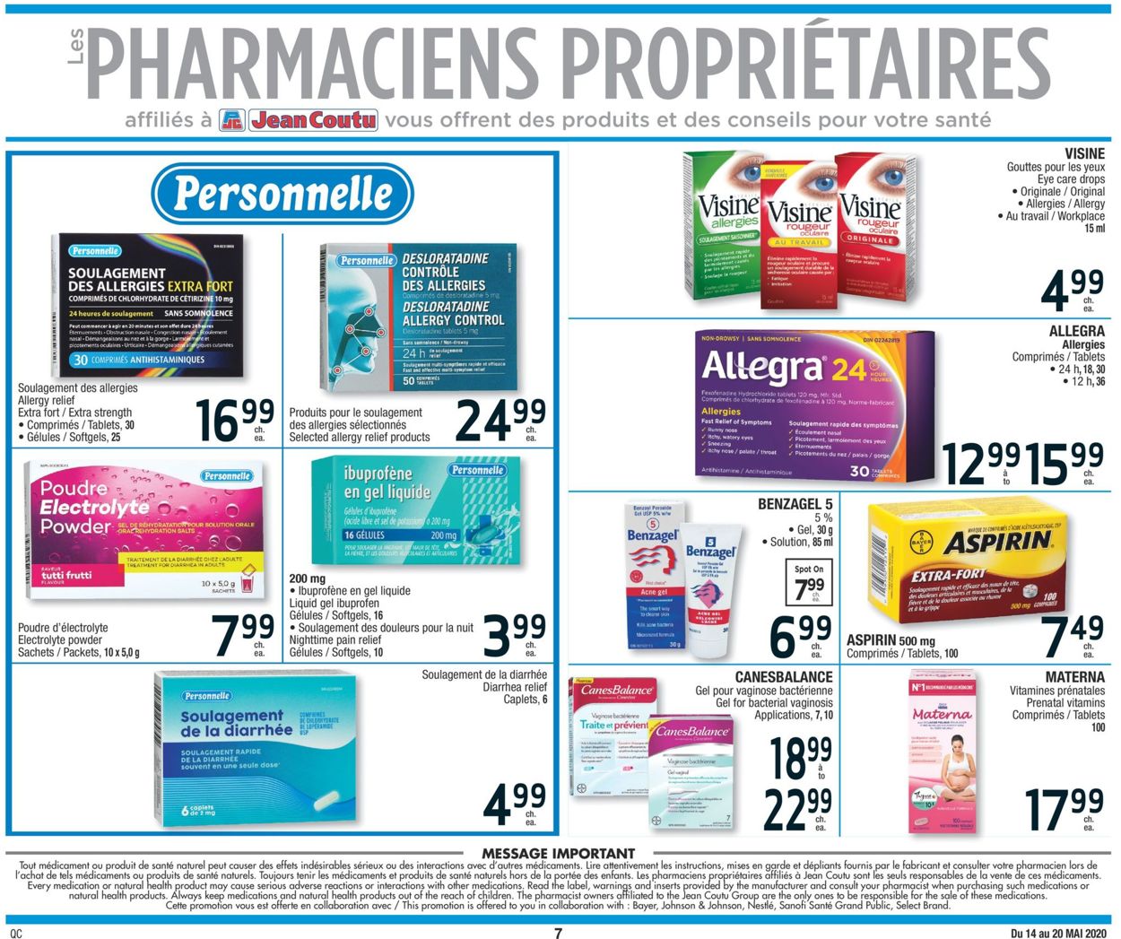 Jean Coutu Flyer - 05/14-05/20/2020 (Page 7)