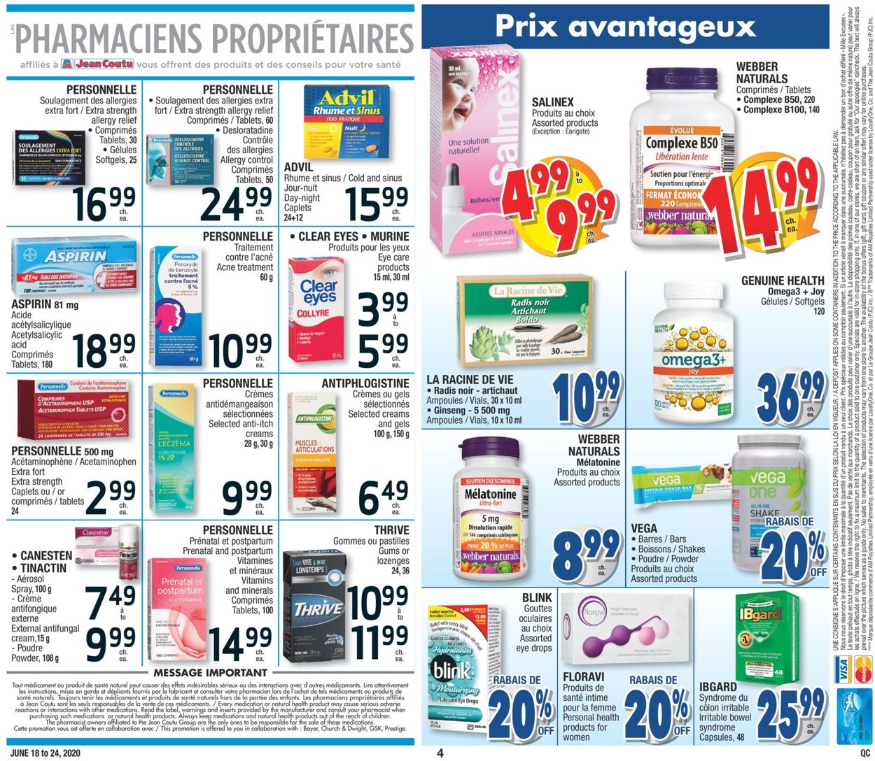 Jean Coutu Flyer - 06/18-06/24/2020 (Page 4)