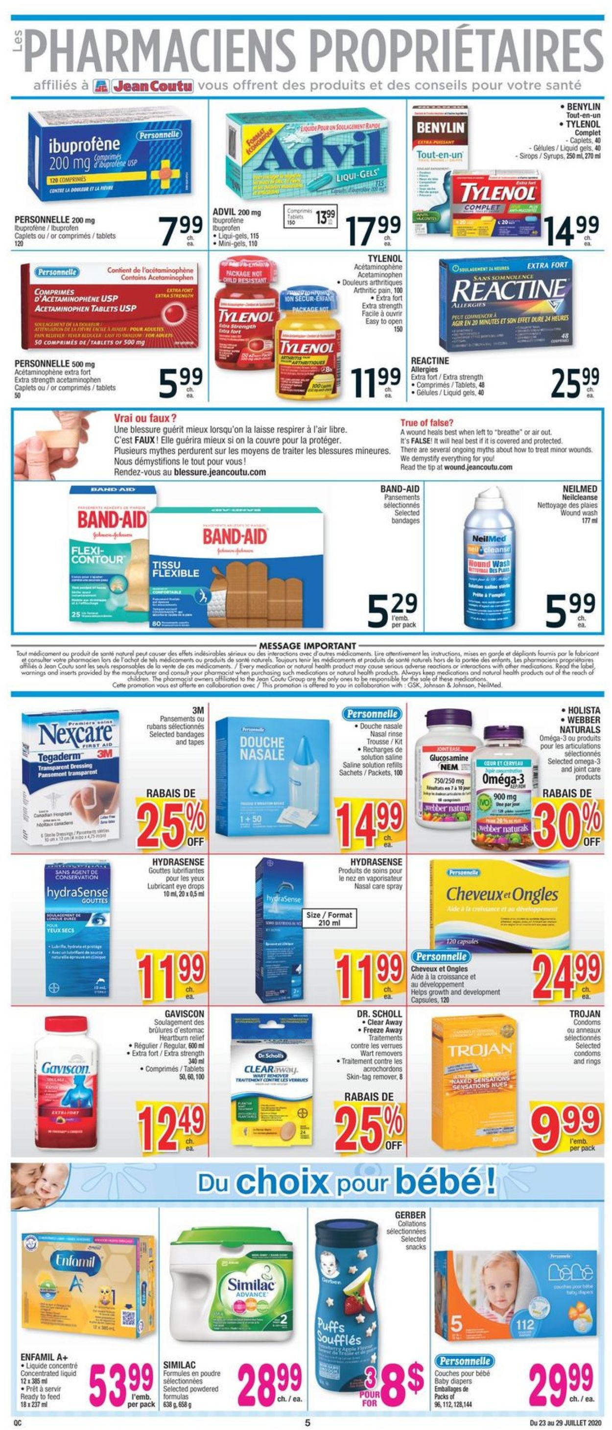 Jean Coutu Flyer - 07/23-07/29/2020 (Page 5)