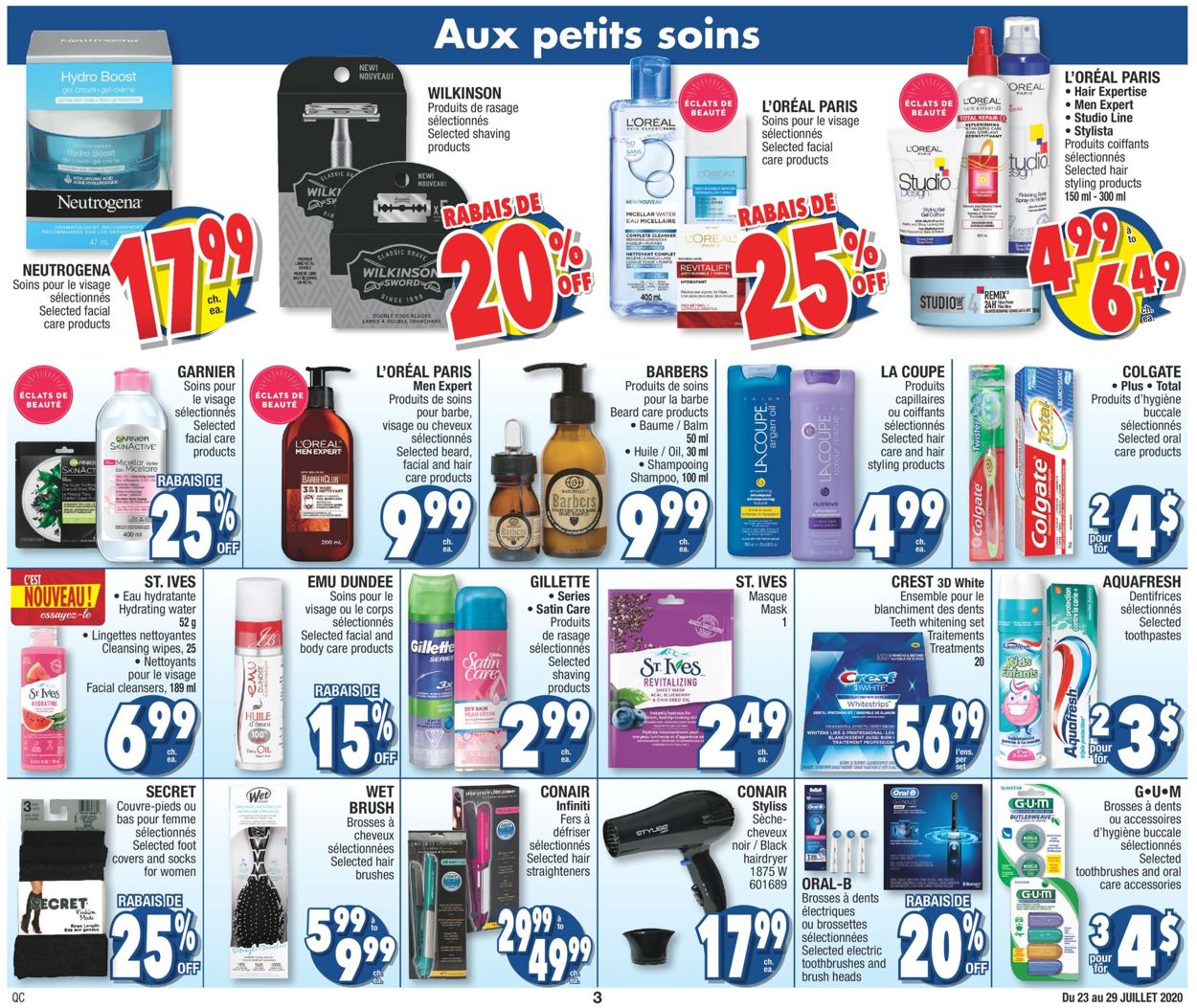Jean Coutu Flyer - 07/23-07/29/2020 (Page 3)