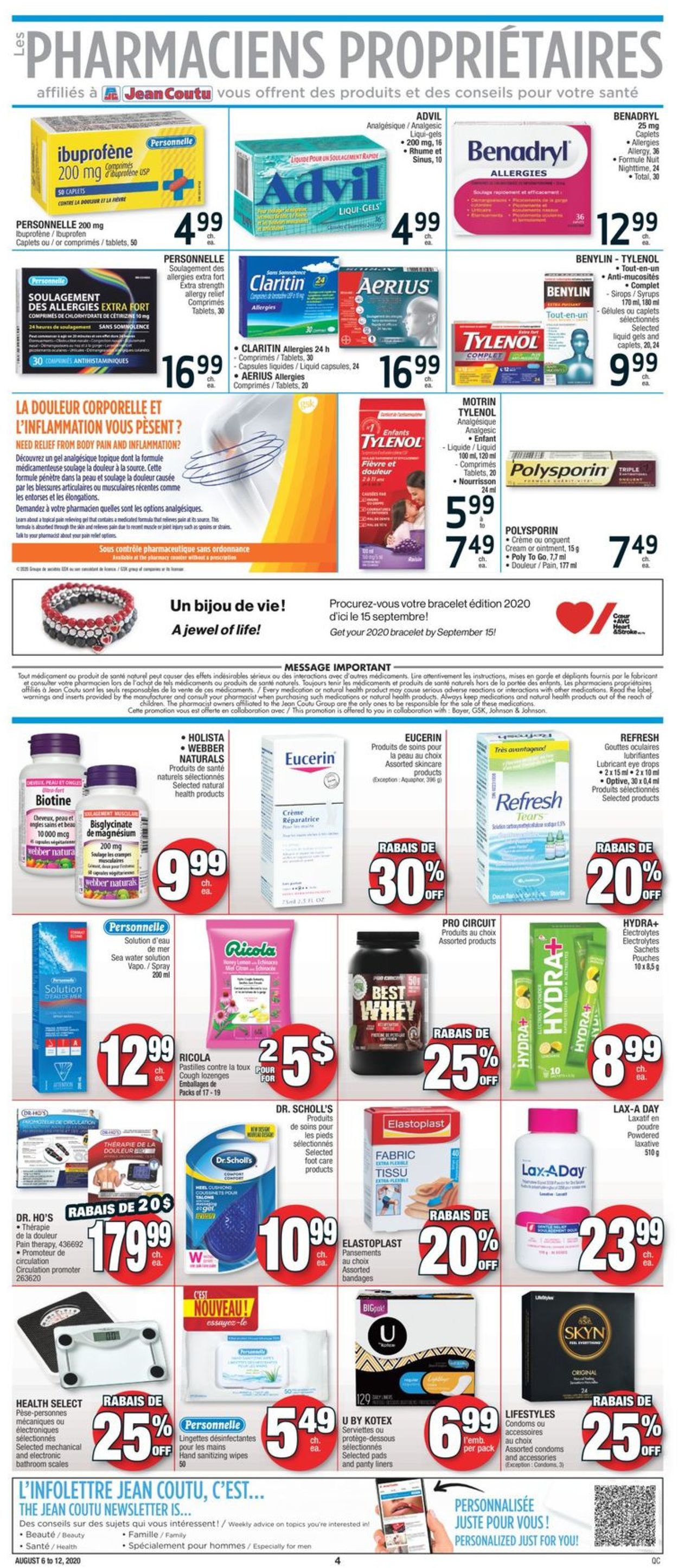 Jean Coutu Flyer - 08/06-08/12/2020 (Page 4)