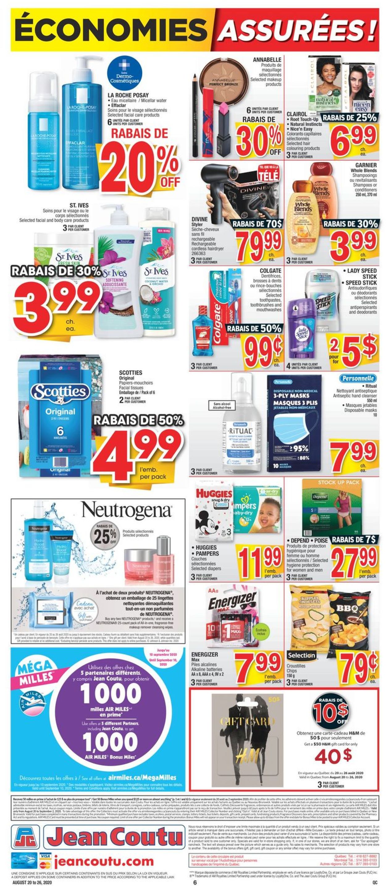Jean Coutu Flyer - 08/20-08/26/2020 (Page 6)