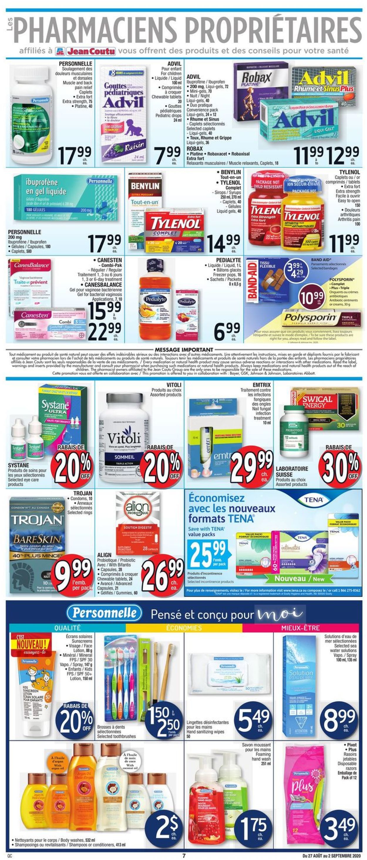 Jean Coutu Flyer - 08/27-09/02/2020 (Page 6)
