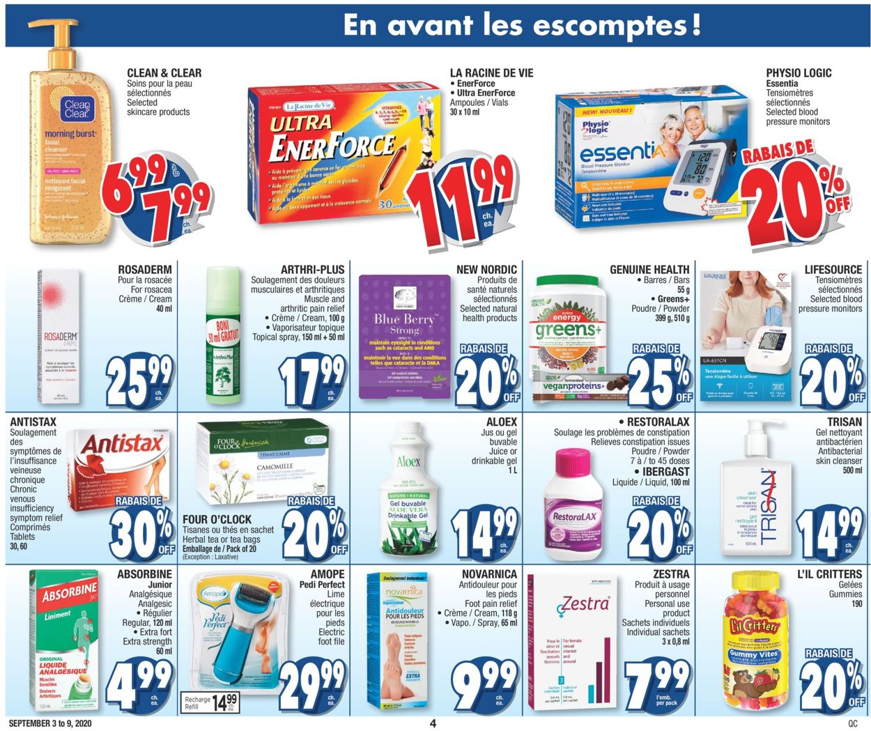 Jean Coutu Flyer - 09/03-09/09/2020 (Page 4)