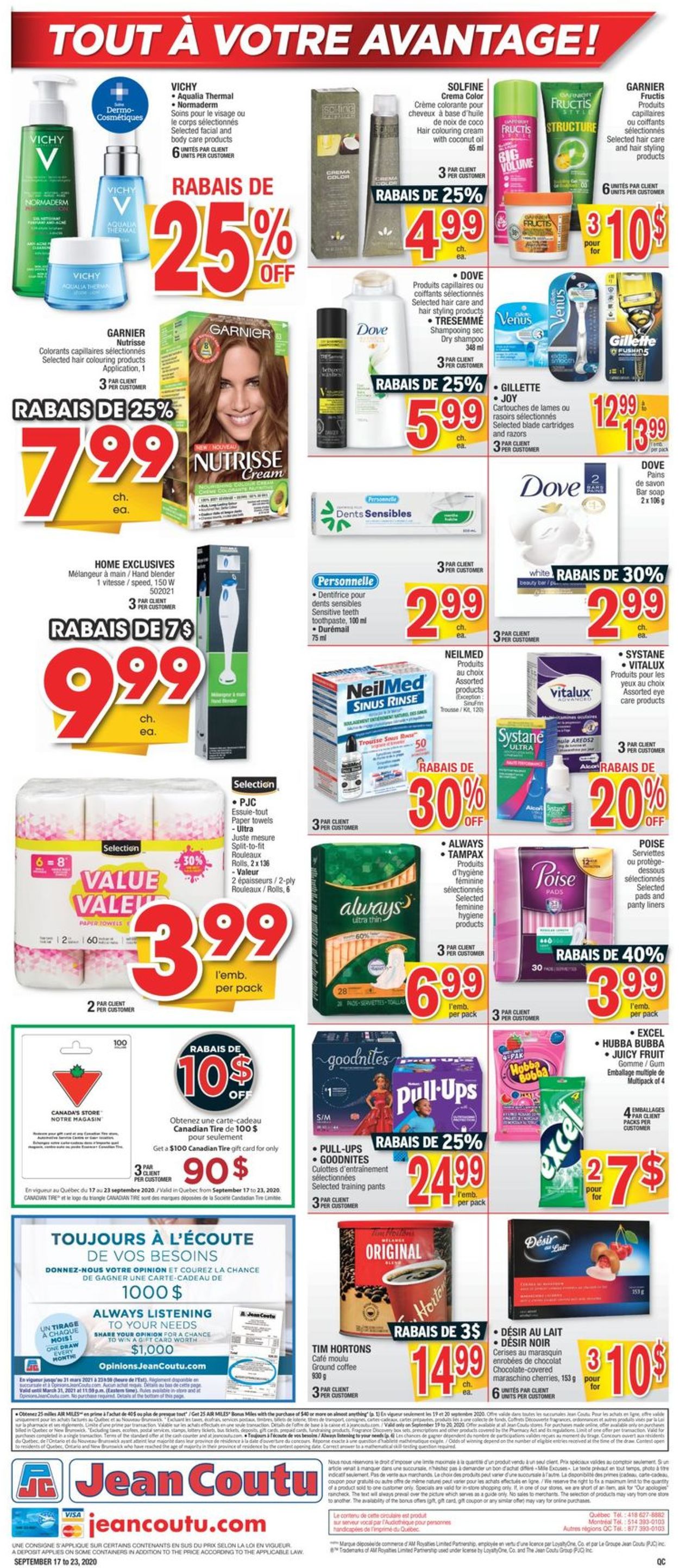 Jean Coutu Flyer - 09/17-09/23/2020 (Page 5)