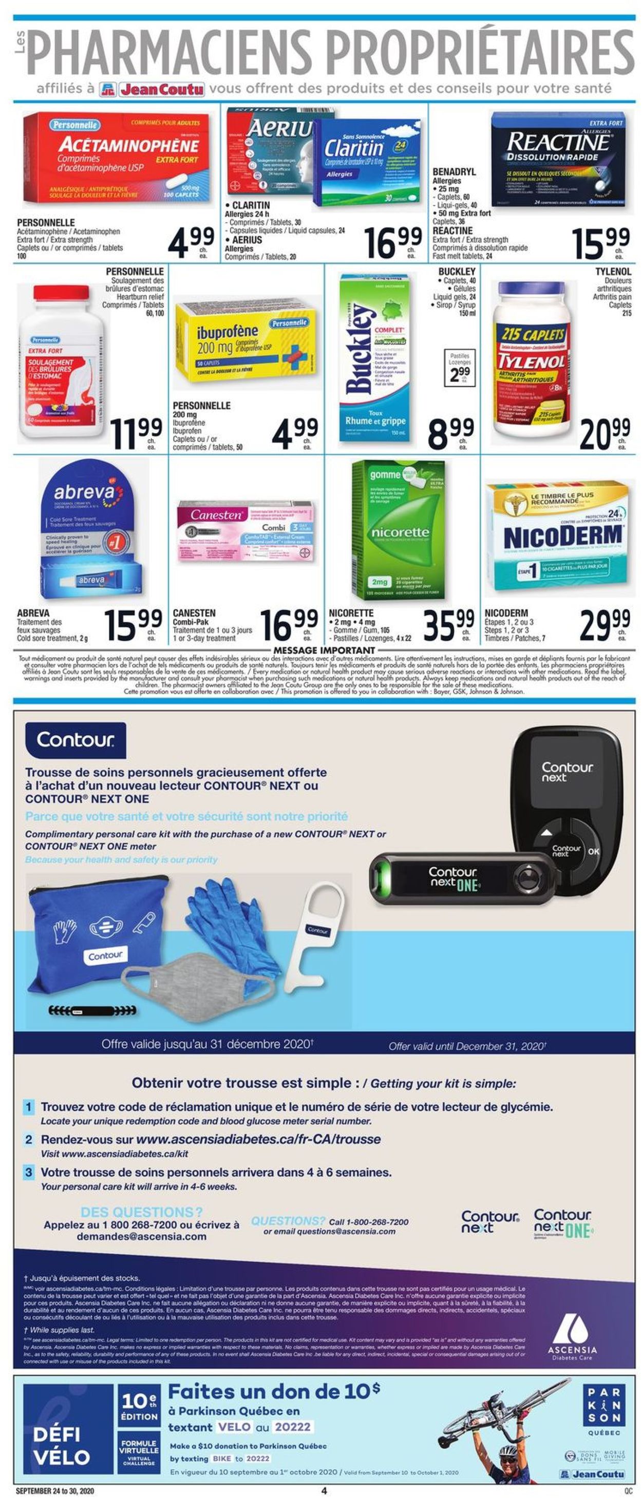Jean Coutu Flyer - 09/24-09/30/2020 (Page 4)