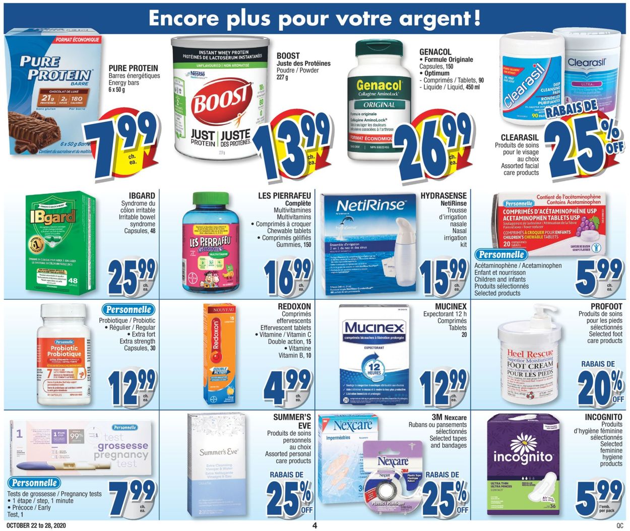 Jean Coutu Flyer - 10/22-10/28/2020 (Page 4)