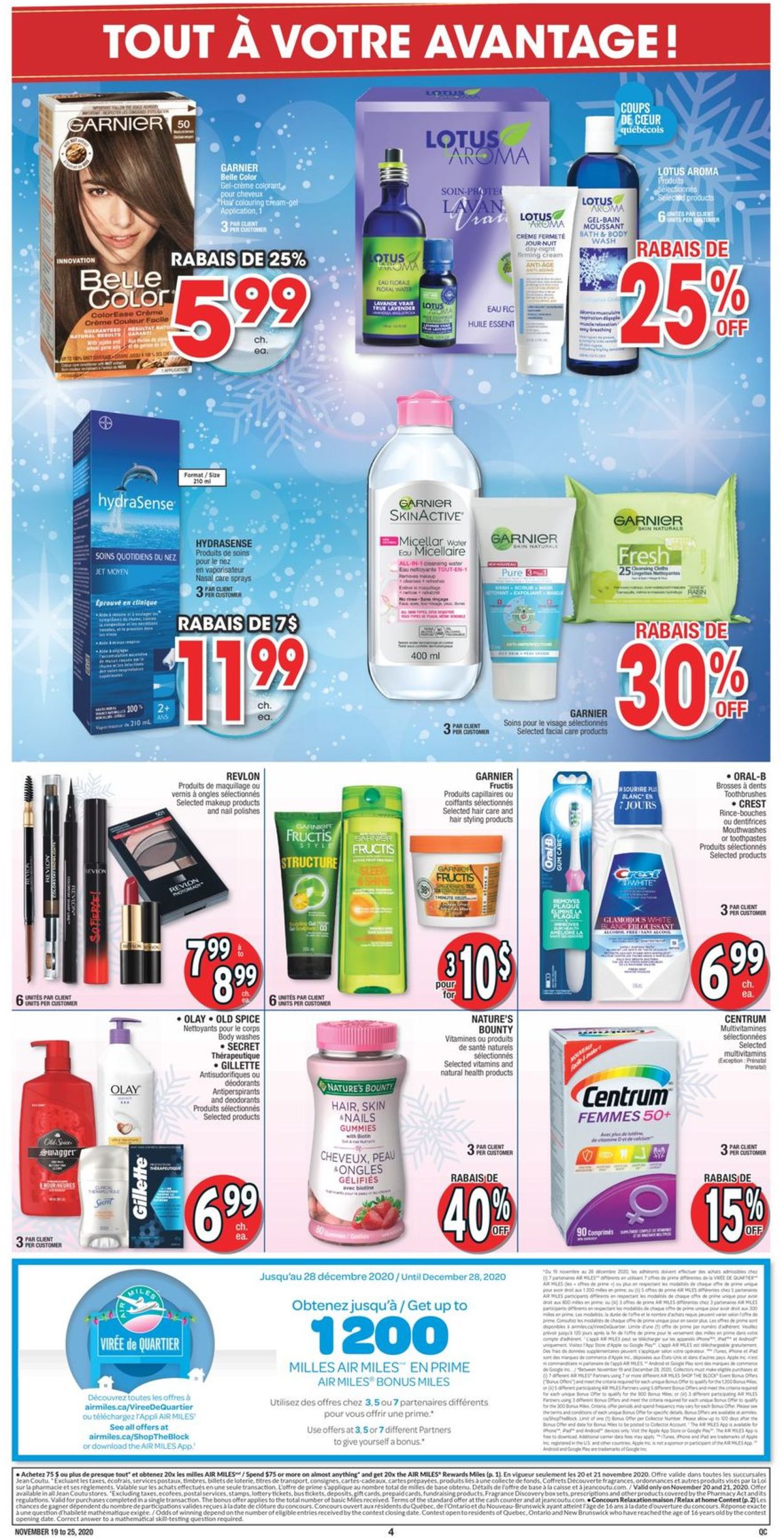 Jean Coutu Christmas 2020 Flyer - 11/19-11/25/2020 (Page 4)