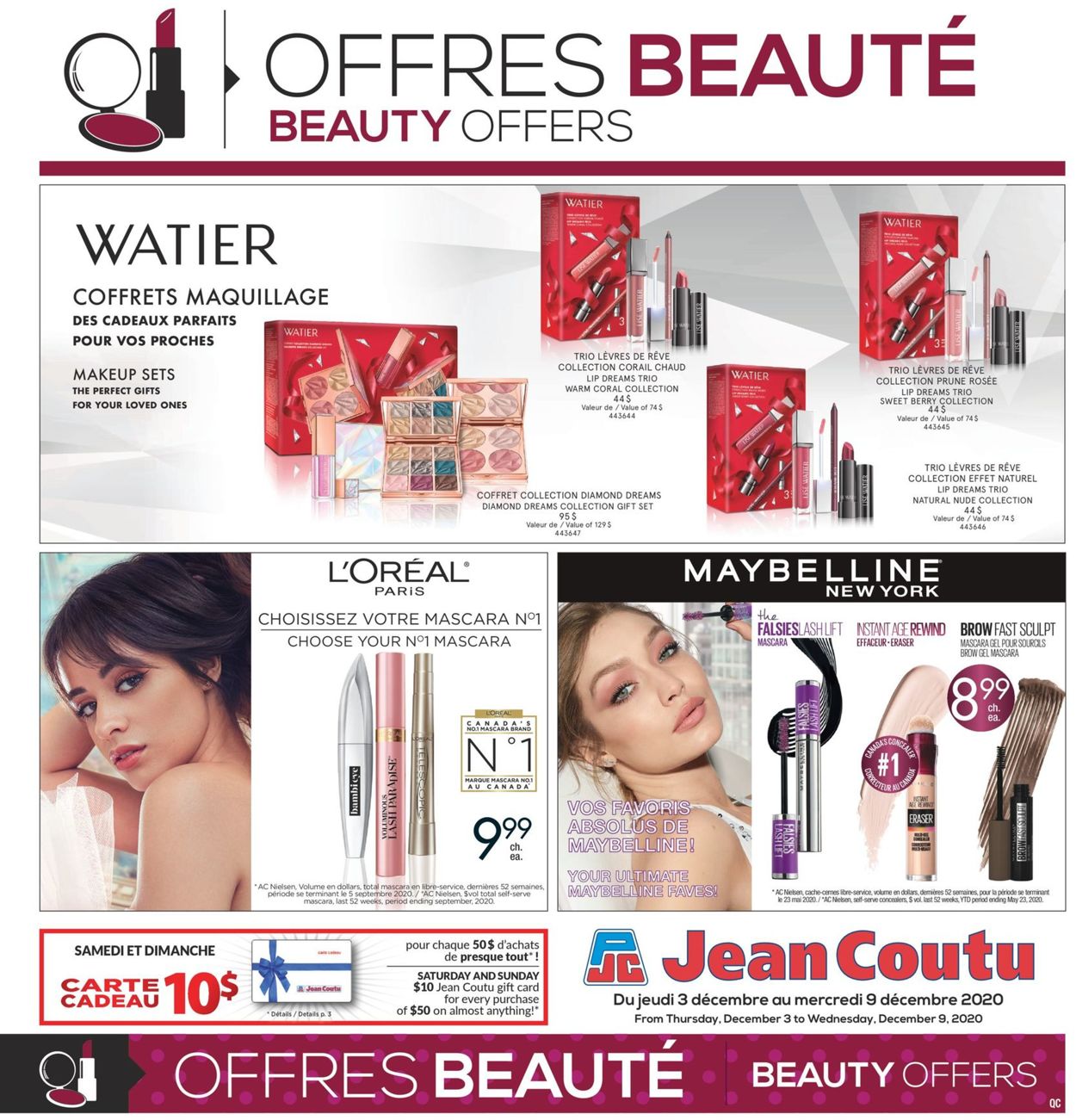 Jean Coutu - Holiday 2020 Flyer - 12/03-12/09/2020