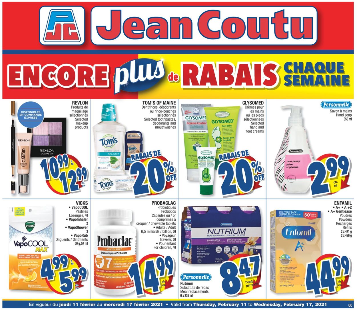 Jean Coutu Flyer - 02/11-02/17/2021