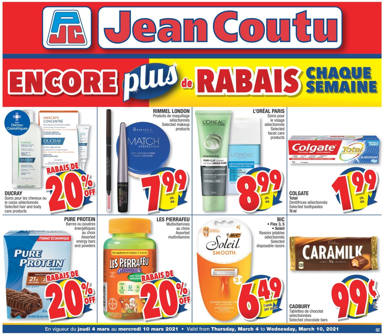 Jean Coutu Flyer - 03/04-03/10/2021