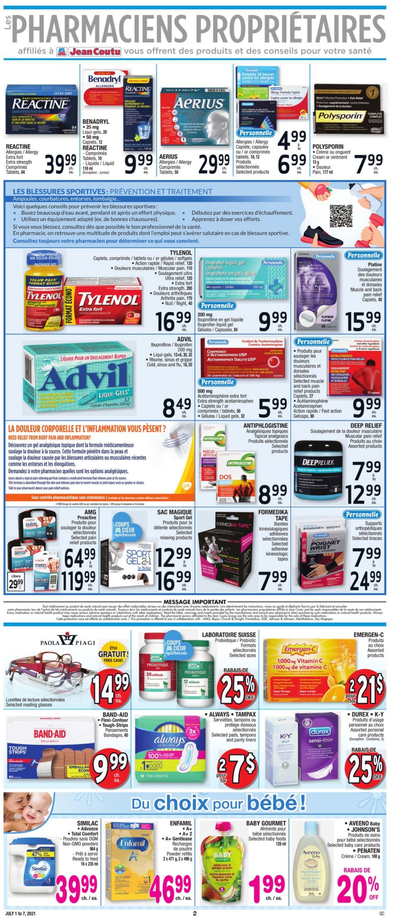 Jean Coutu Flyer - 07/01-07/07/2021 (Page 2)
