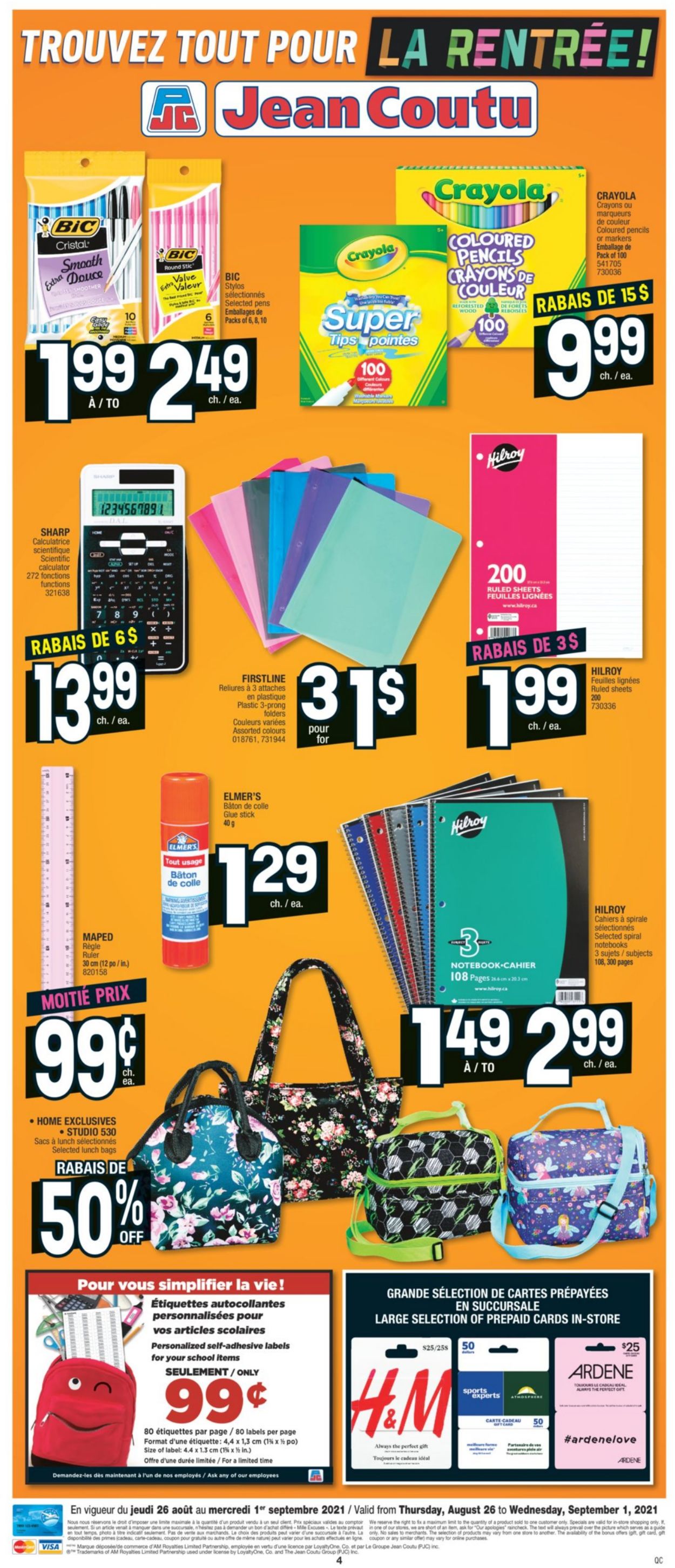 Jean Coutu Flyer - 08/26-09/01/2021 (Page 4)