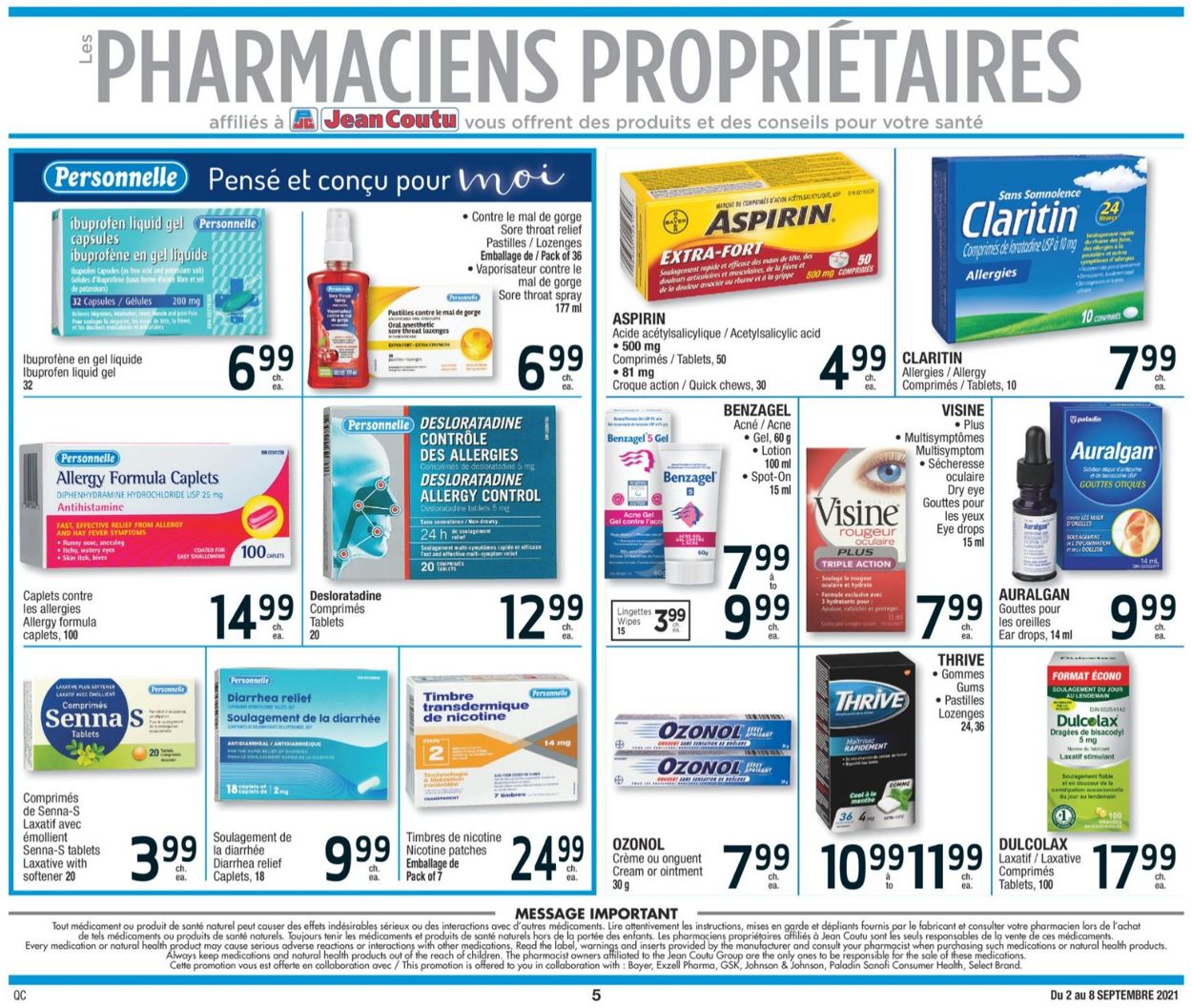 Jean Coutu Flyer - 09/02-09/08/2021 (Page 6)