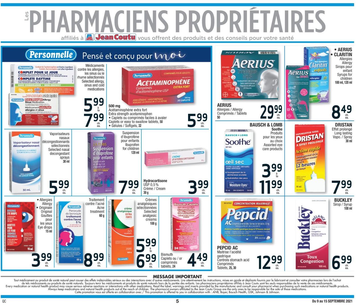 Jean Coutu Flyer - 09/09-09/15/2021 (Page 4)