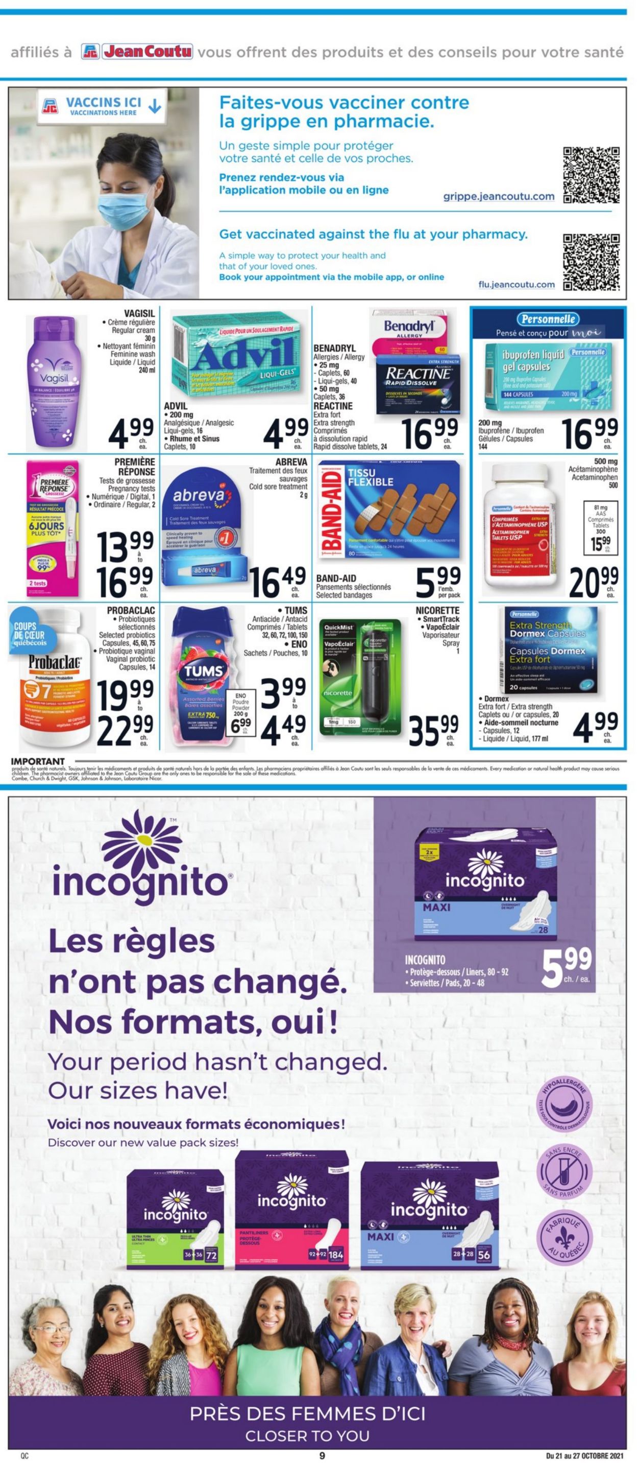 Jean Coutu HALLOWEEN 2021 Flyer - 10/21-10/27/2021 (Page 9)