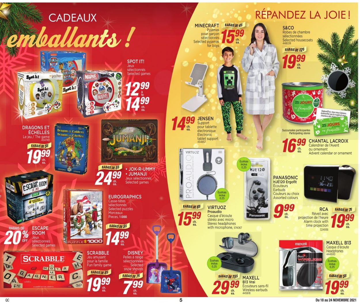 Jean Coutu CHRISTMAS 2021 Flyer - 11/18-11/24/2021 (Page 9)