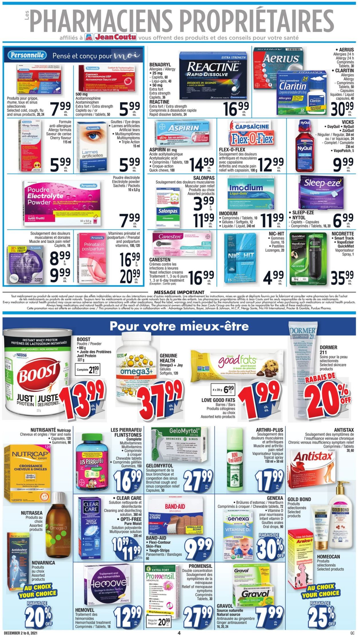 Jean Coutu Flyer - 12/02-12/08/2021 (Page 4)