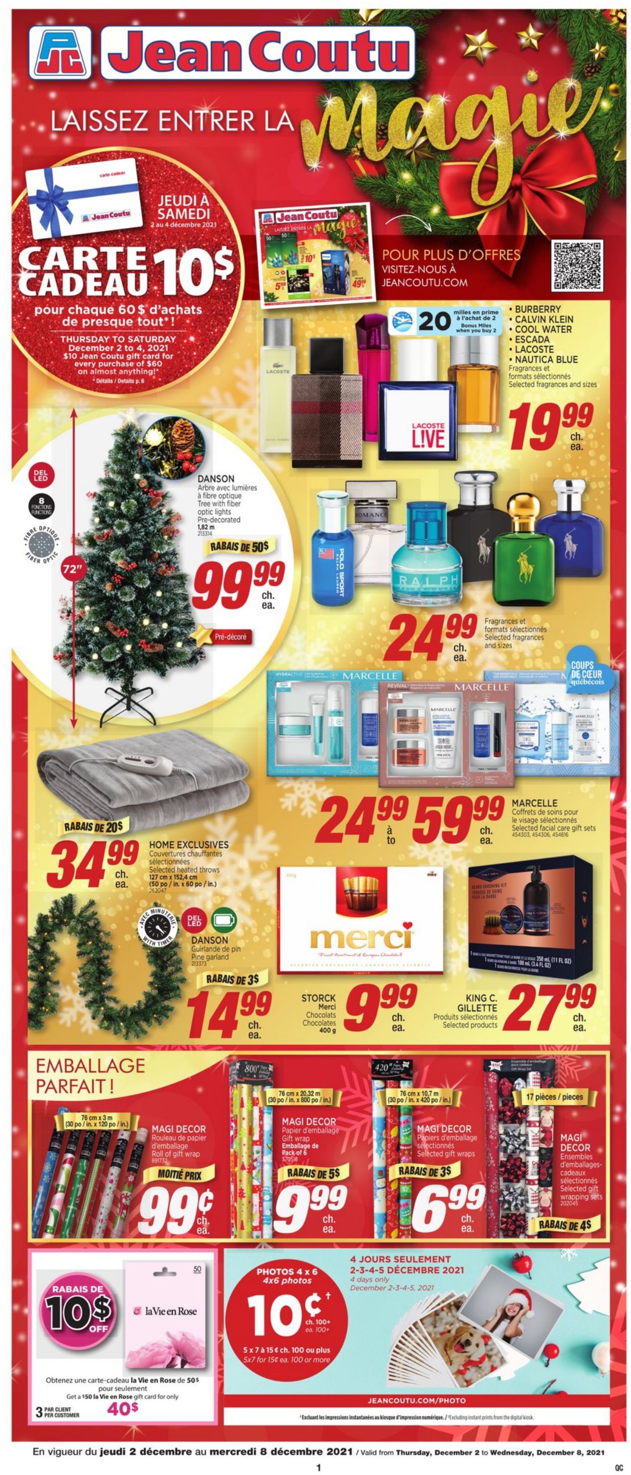 Jean Coutu CHRISTMAS 2021 Flyer - 12/02-12/08/2021