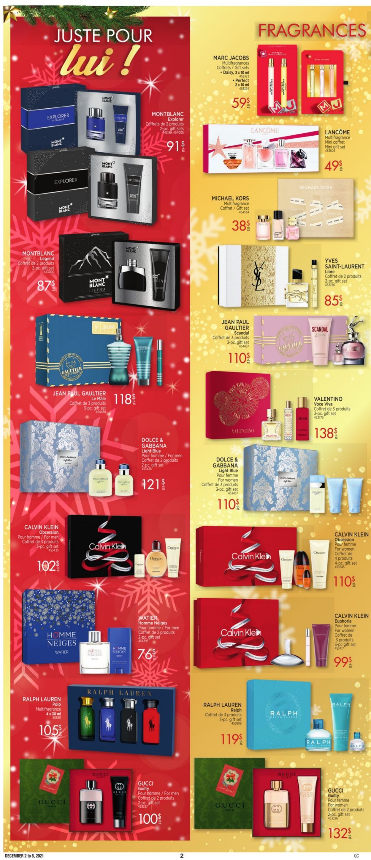 Jean Coutu CHRISTMAS 2021 Flyer - 12/02-12/08/2021 (Page 2)