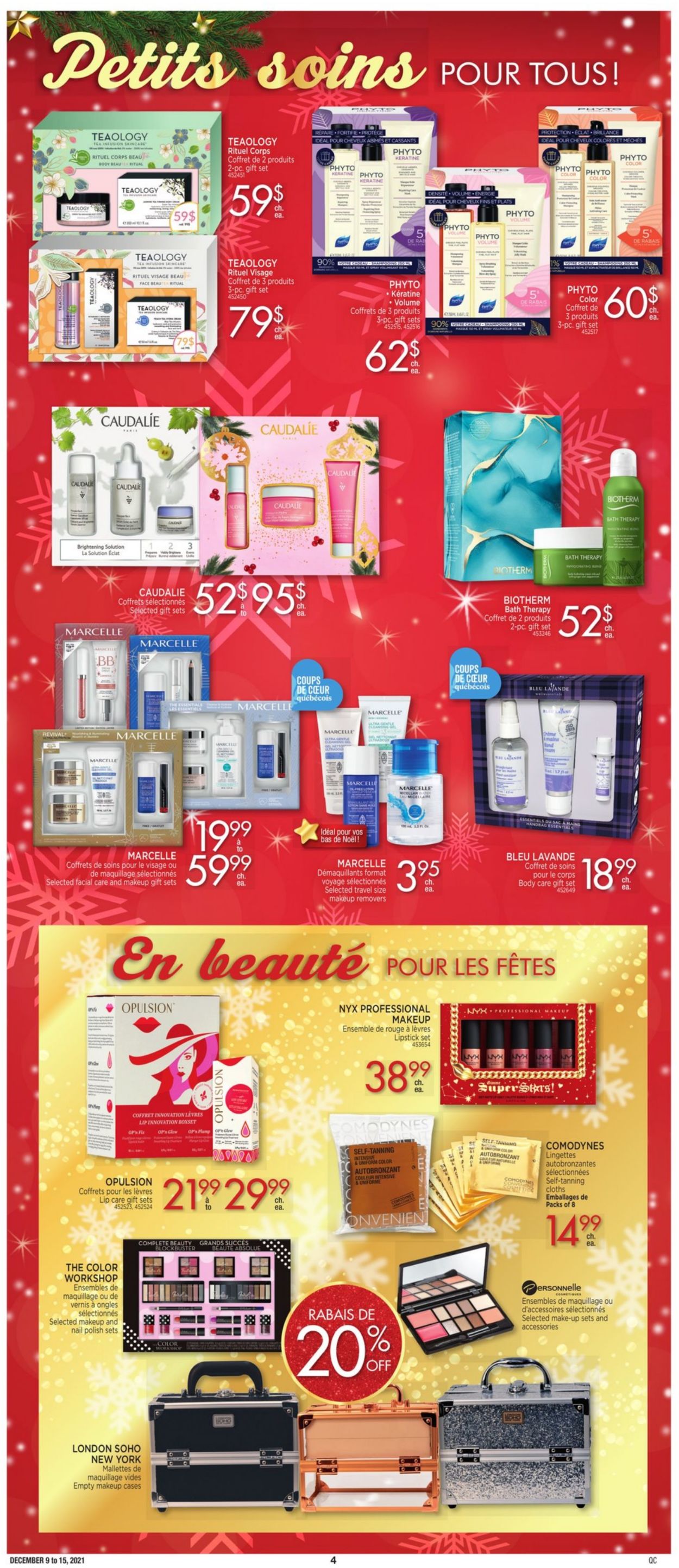 Jean Coutu CHRISTMAS 2021 Flyer - 12/09-12/15/2021 (Page 4)